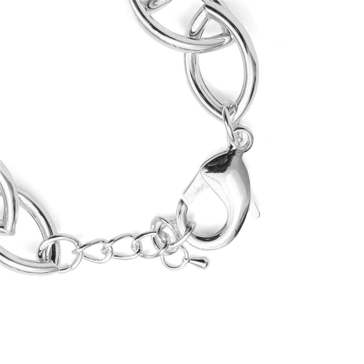 Pulsera acabado en rodio - Letli