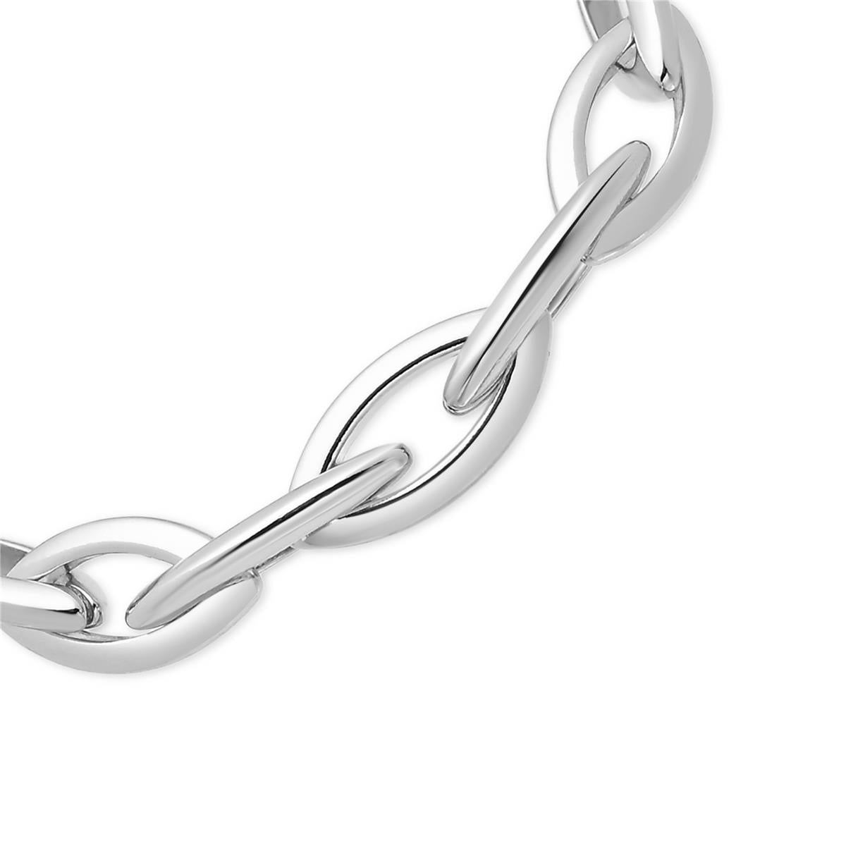 Bracciale con finitura in rodio - Rasai