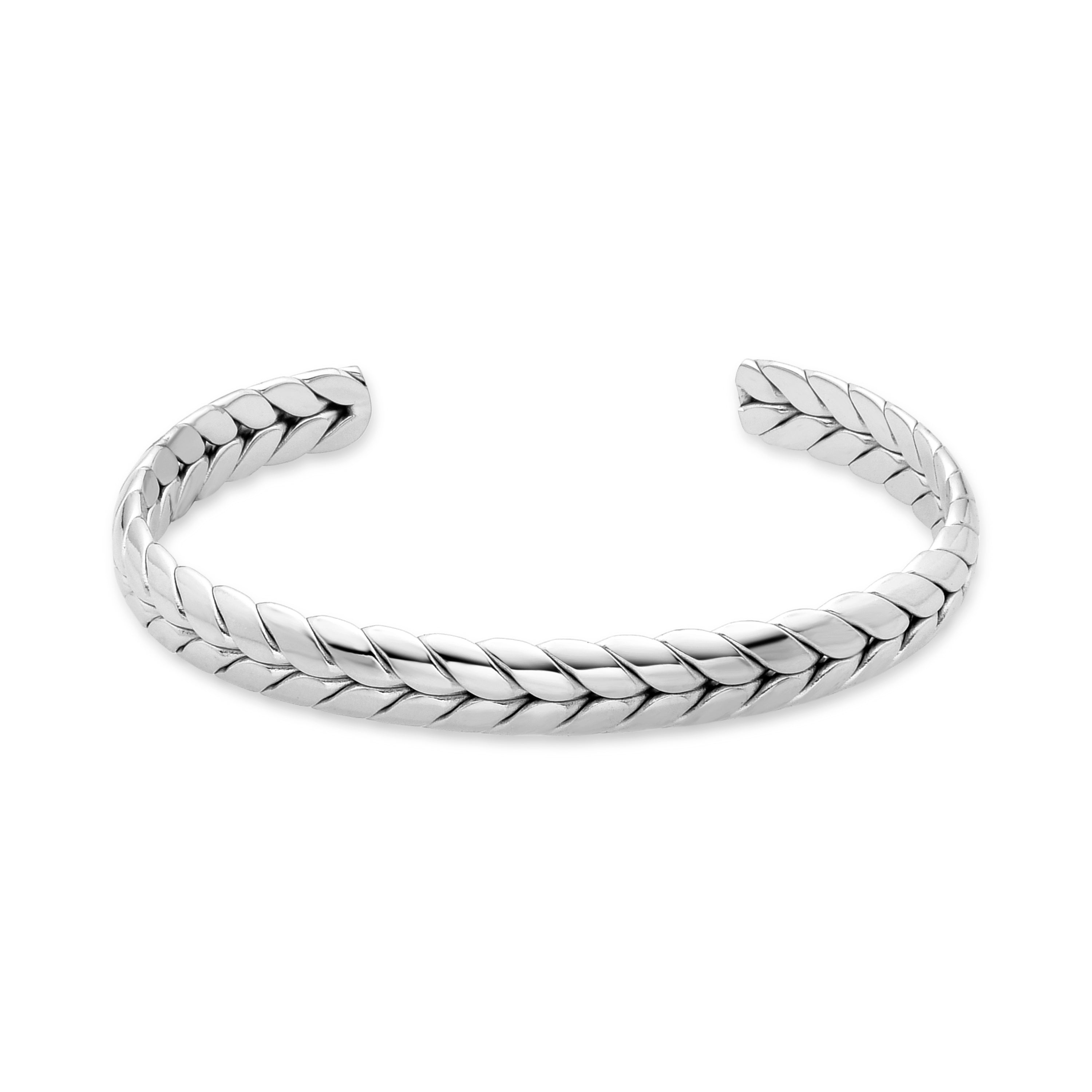 Bracelet fini en rhodium - Beli