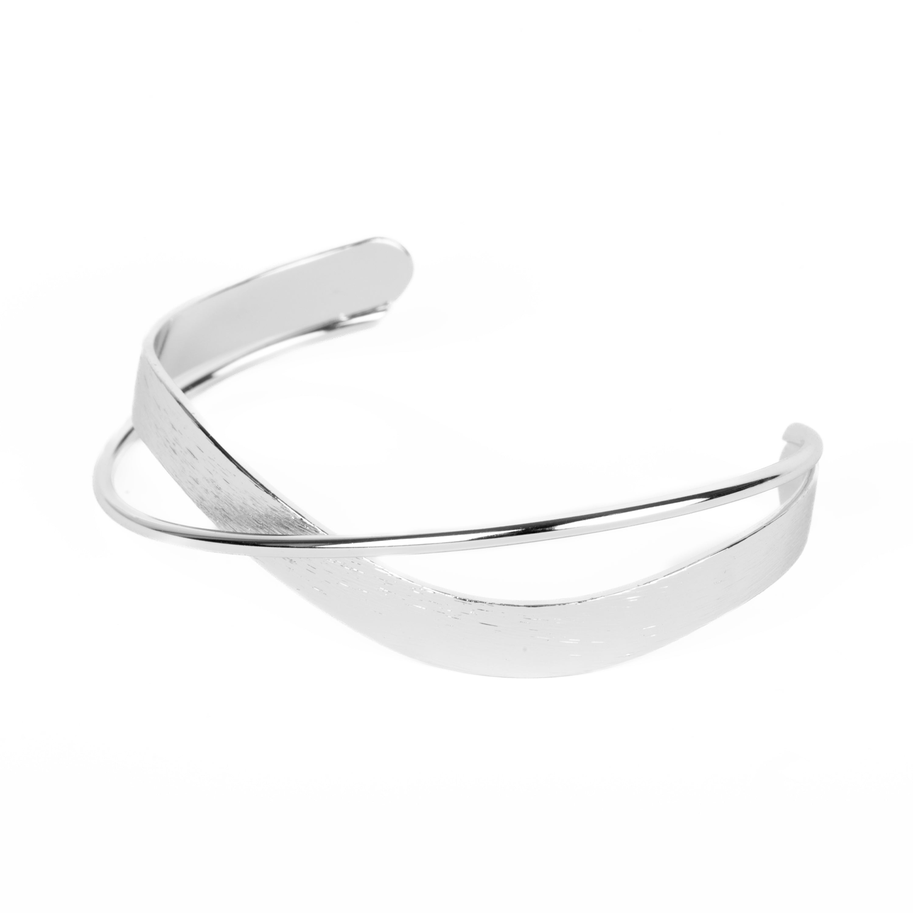 Brazalete acabado em prata - Rorak