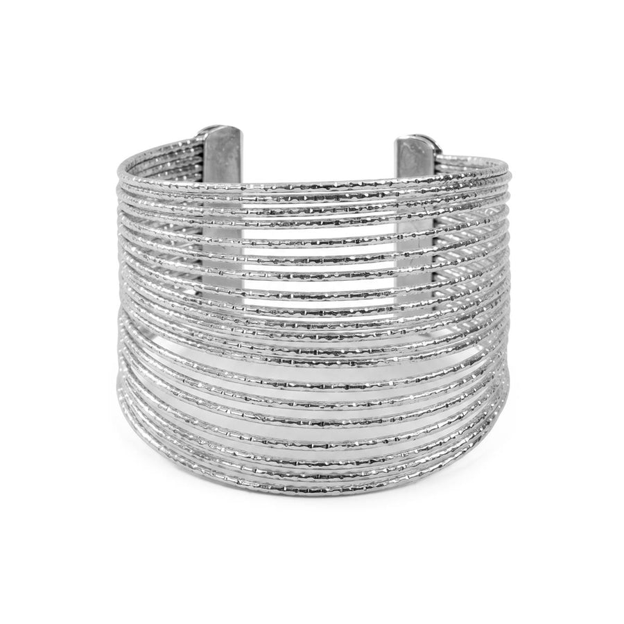 Pulsera acabado en rodio - Grukpa