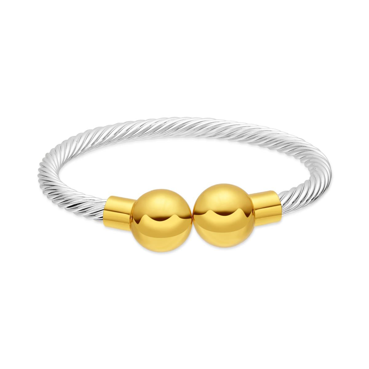 Pulsera acabado en rodio - Likoas