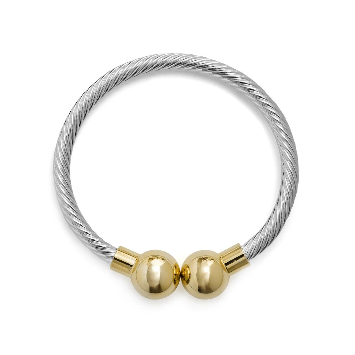 Pulsera acabado en rodio - Likoas