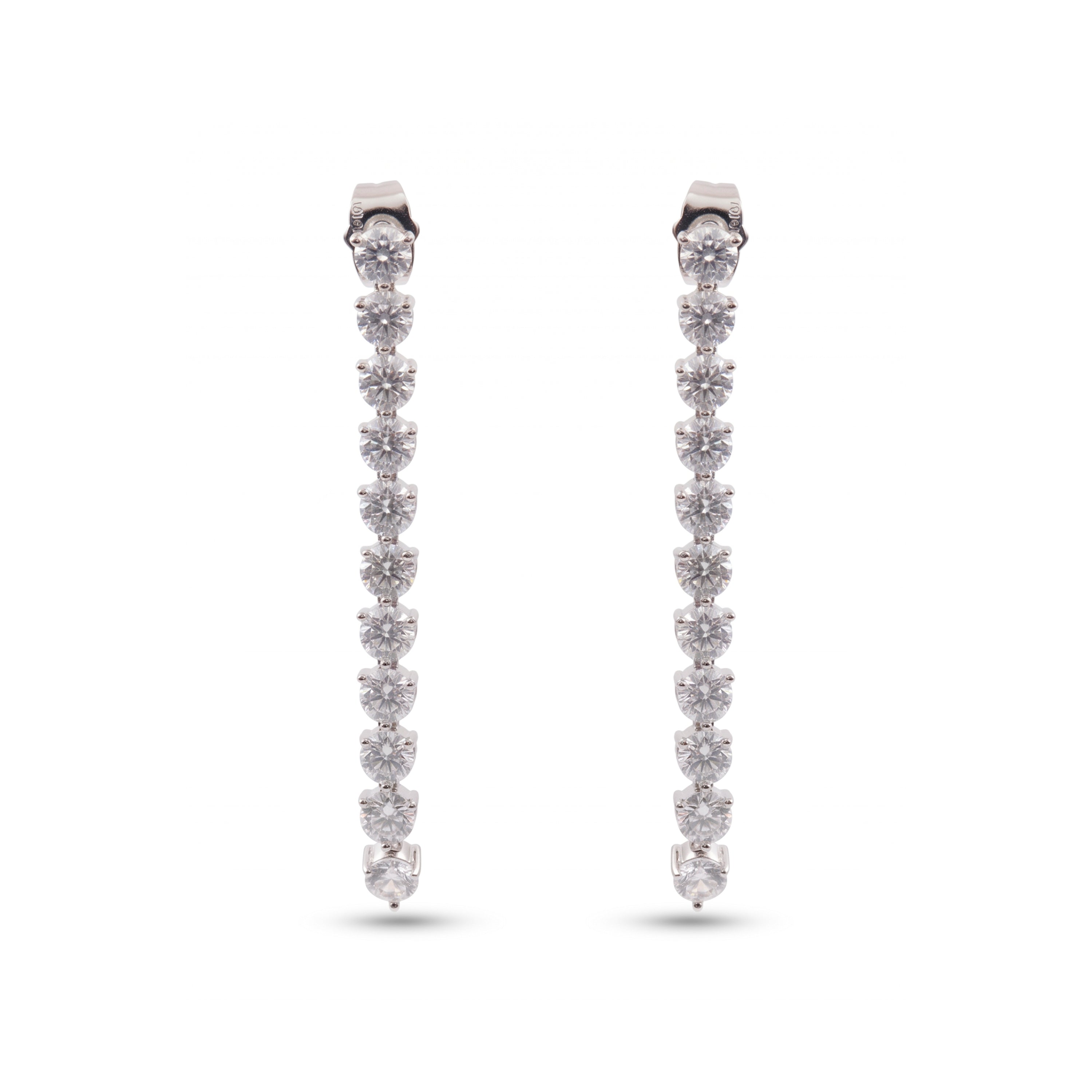 Huitwo-Ohrringe Silber-Finish - Huitwo WEISS