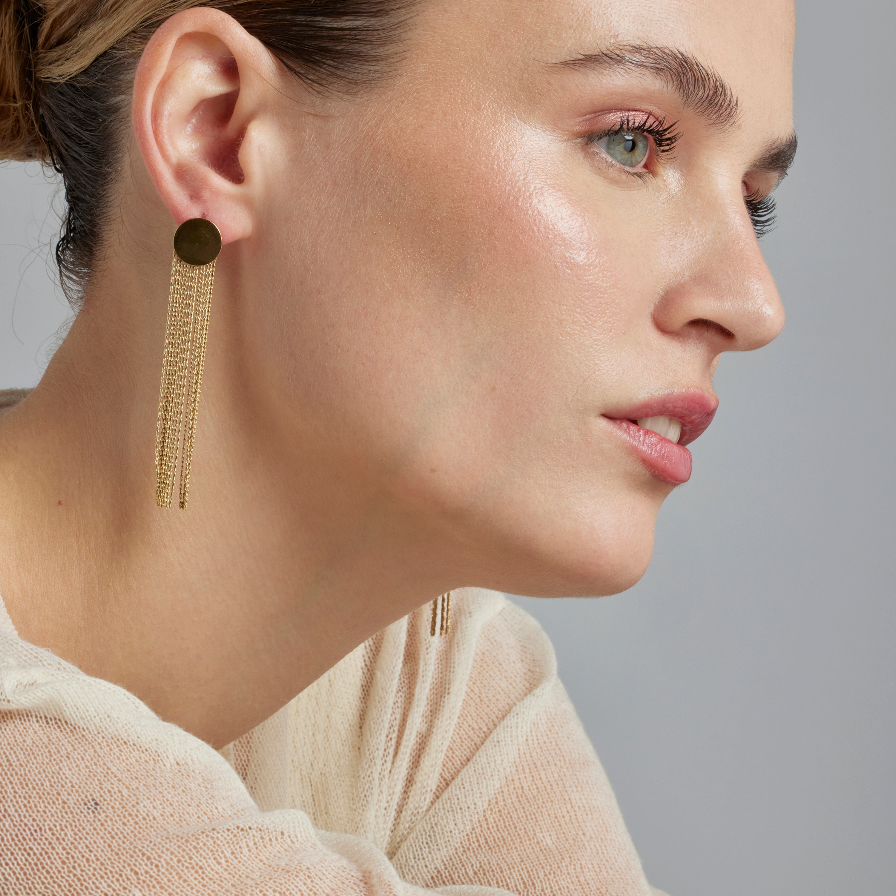 Boucles d'oreilles finition or - Dencel