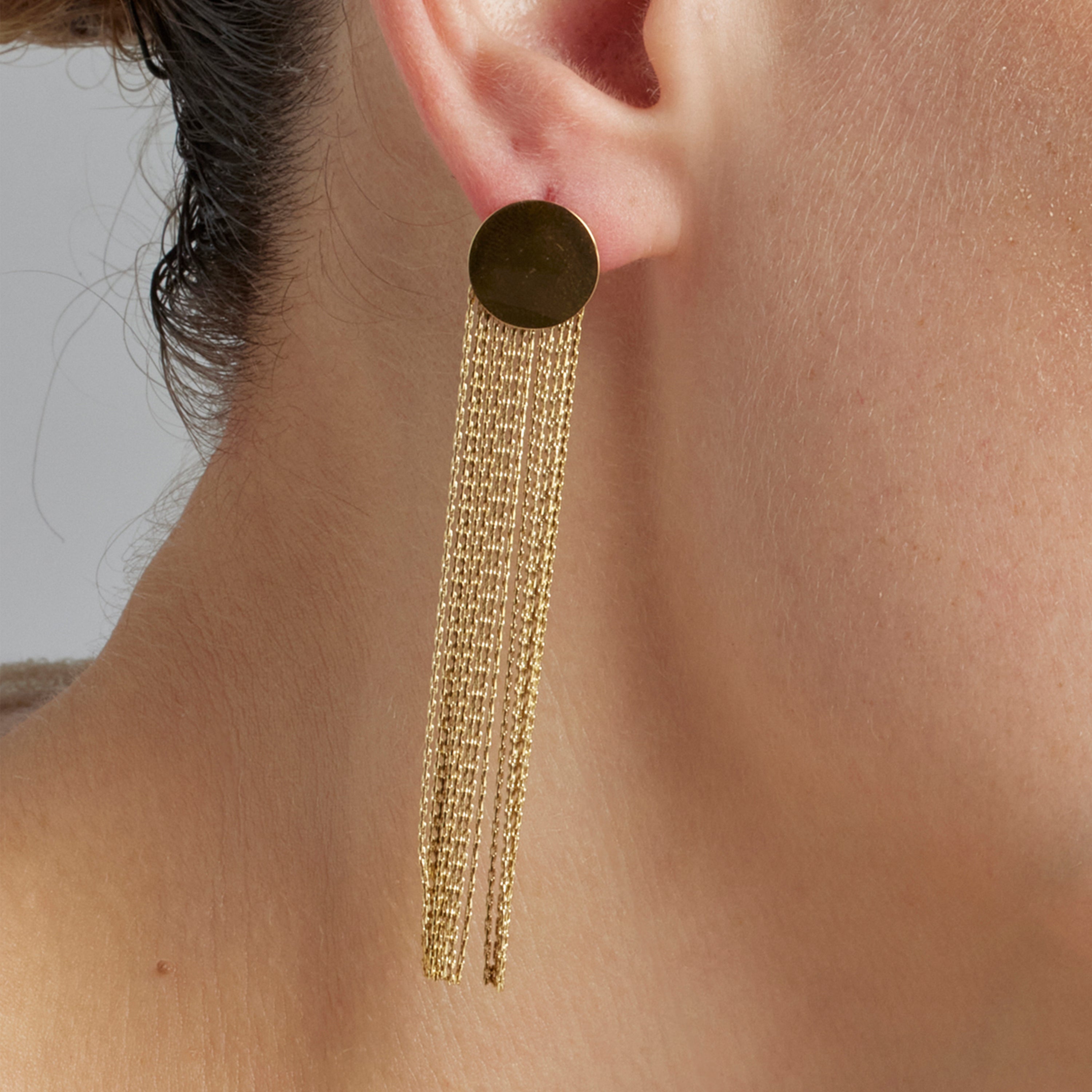 Boucles d'oreilles finition or - Dencel