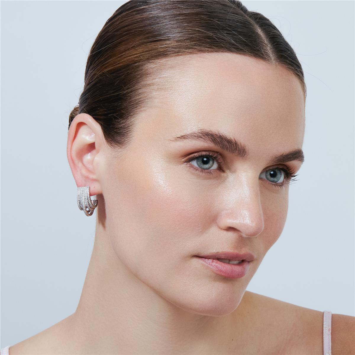 Pendientes Negal acabado plata - Negal