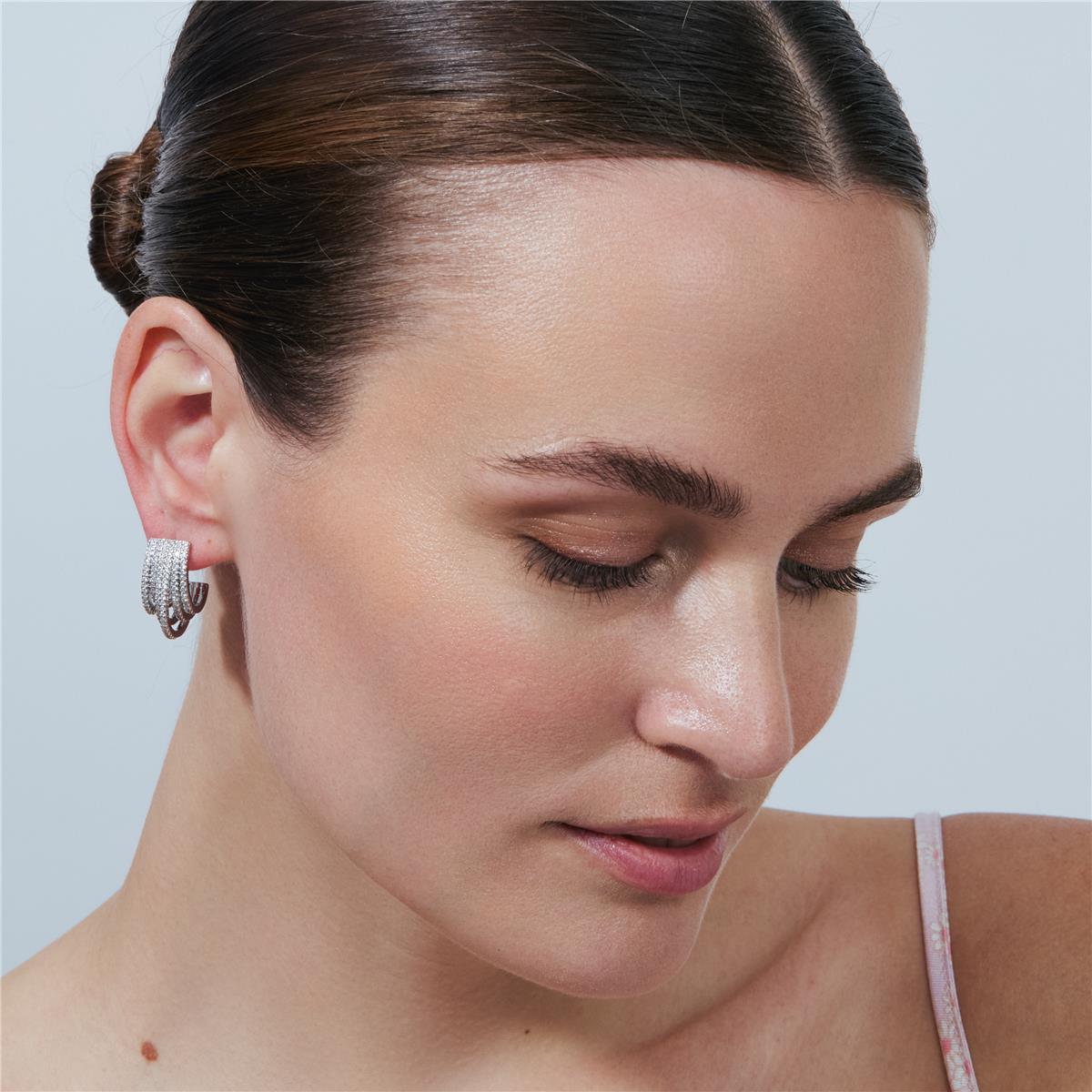 Pendientes Negal acabado plata - Negal