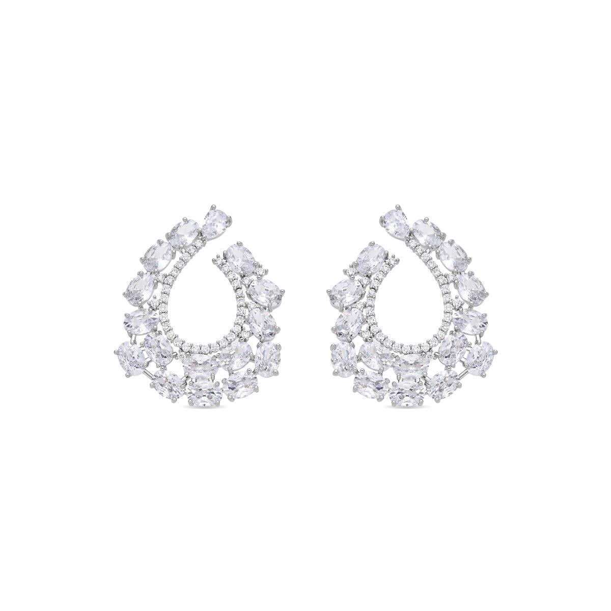 Pendientes Zenslah acabado plata - Zenslah