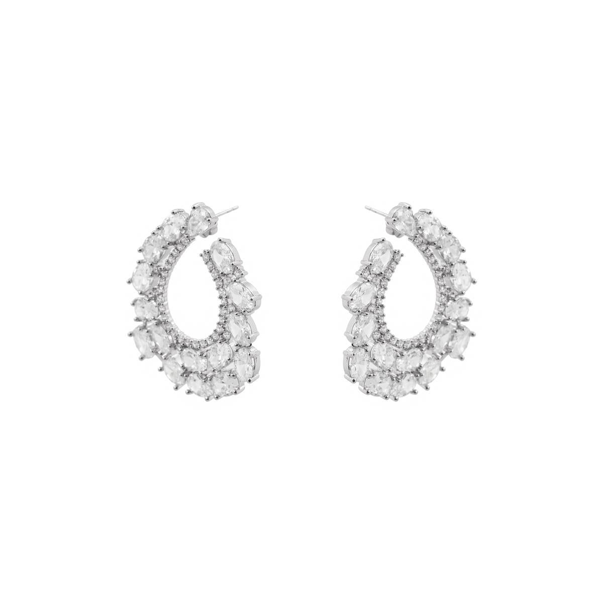 Pendientes Zenslah acabado plata - Zenslah
