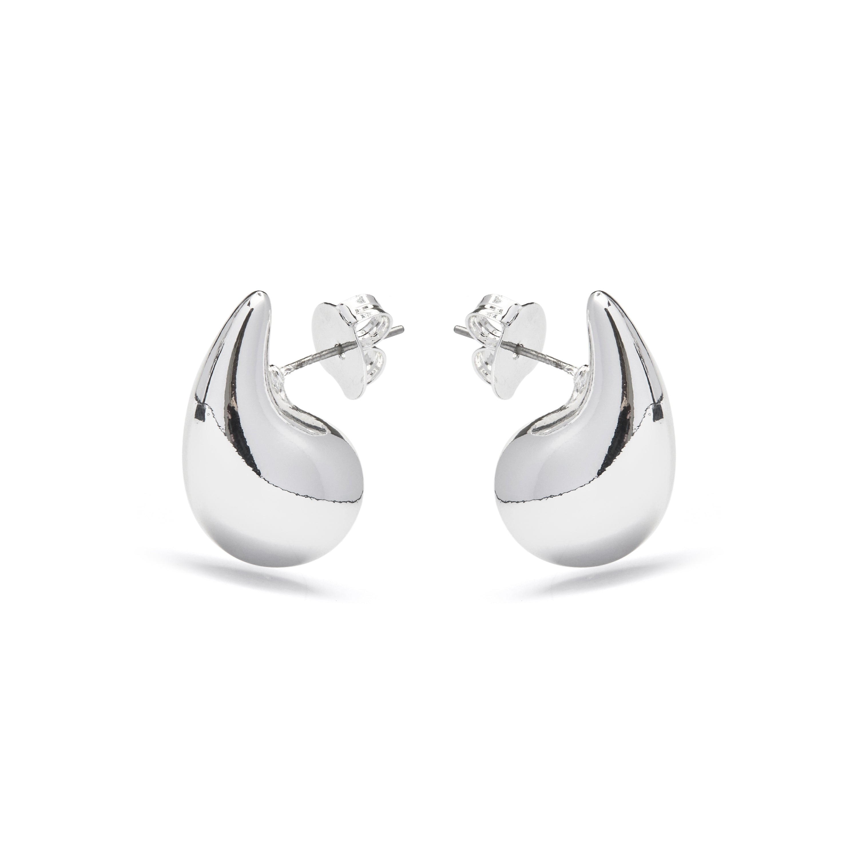Silver finish earrings - Iswind