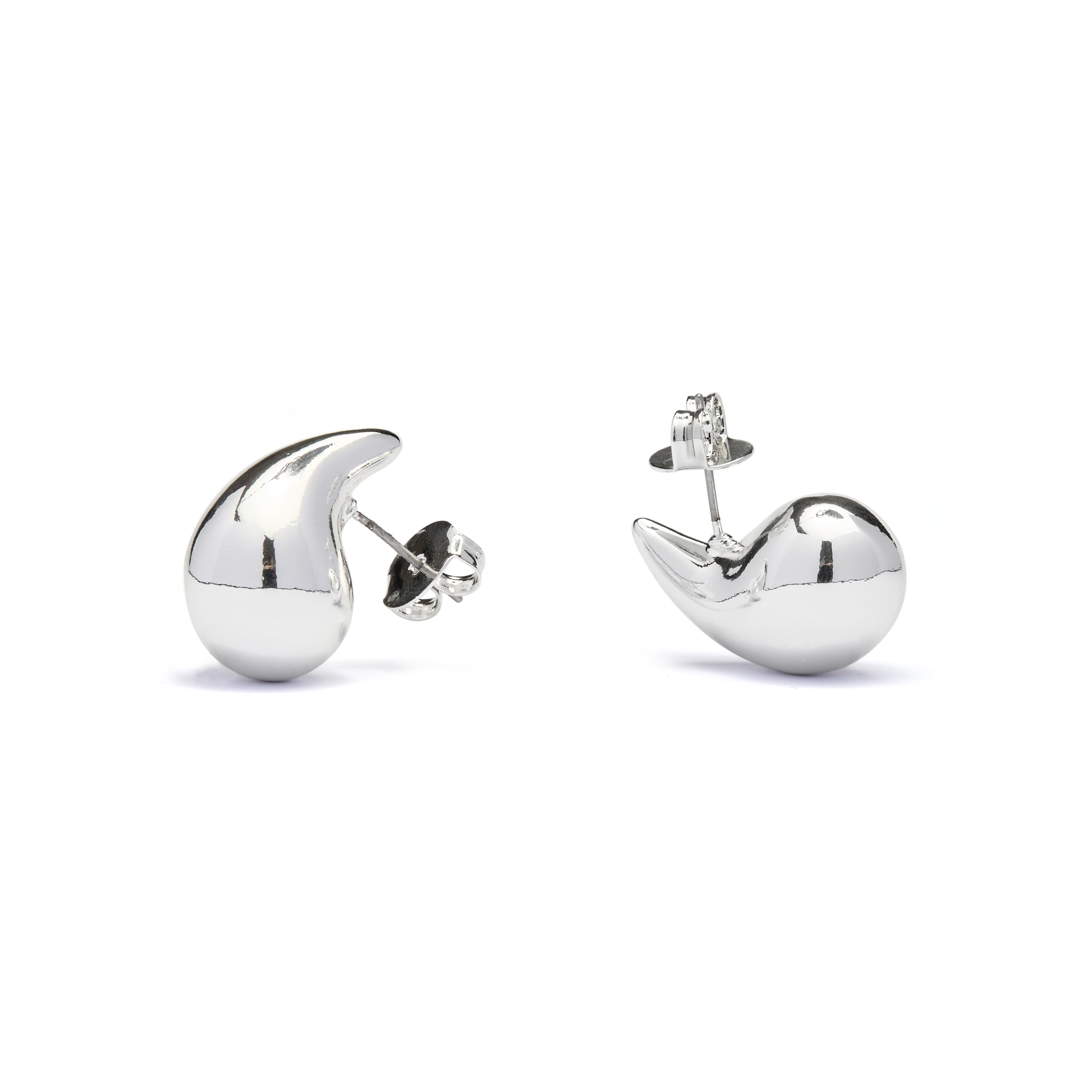 Silver finish earrings - Iswind