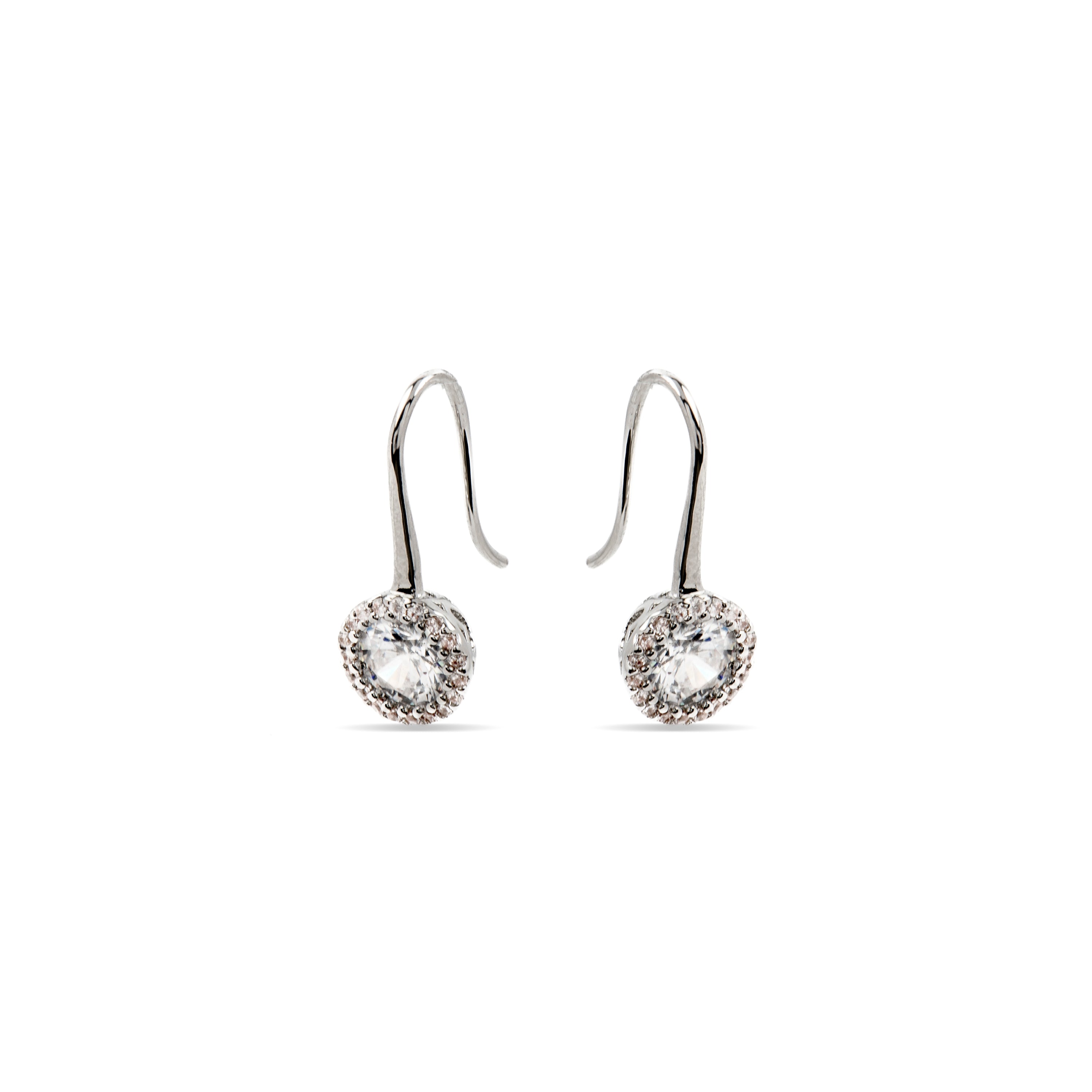 Boucles d'oreilles Tisab finition argent