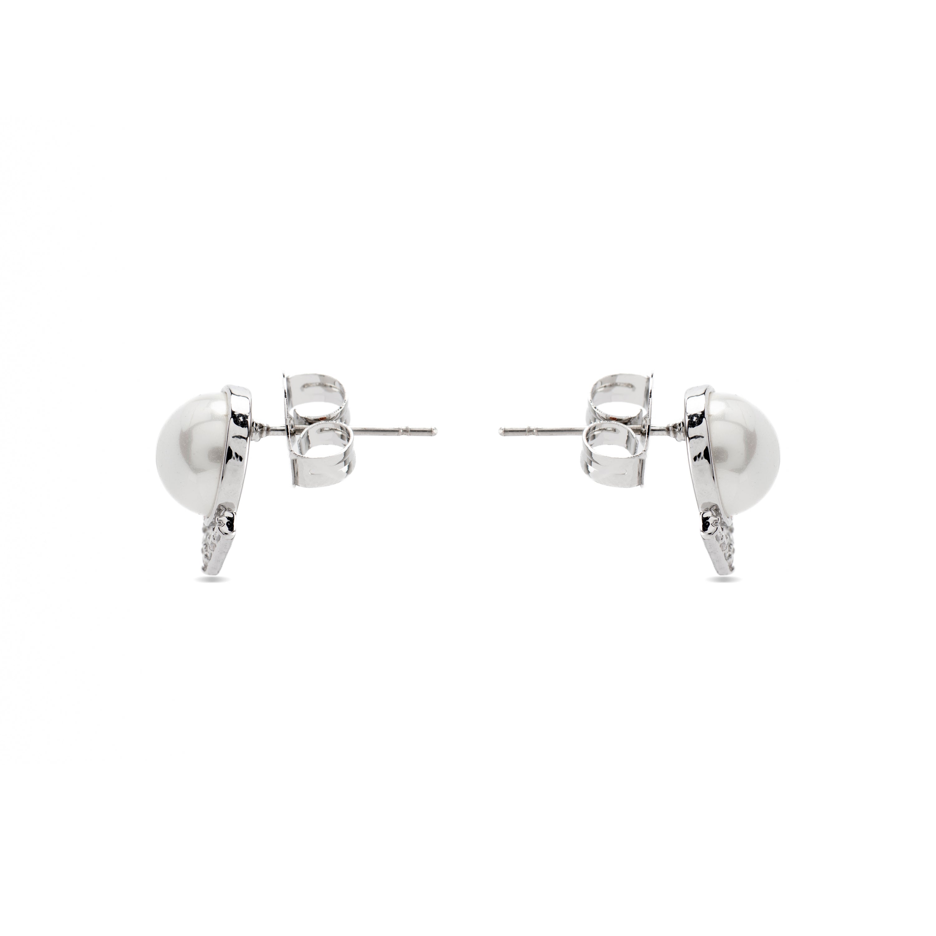 Boucles d'oreilles Erel finition argent