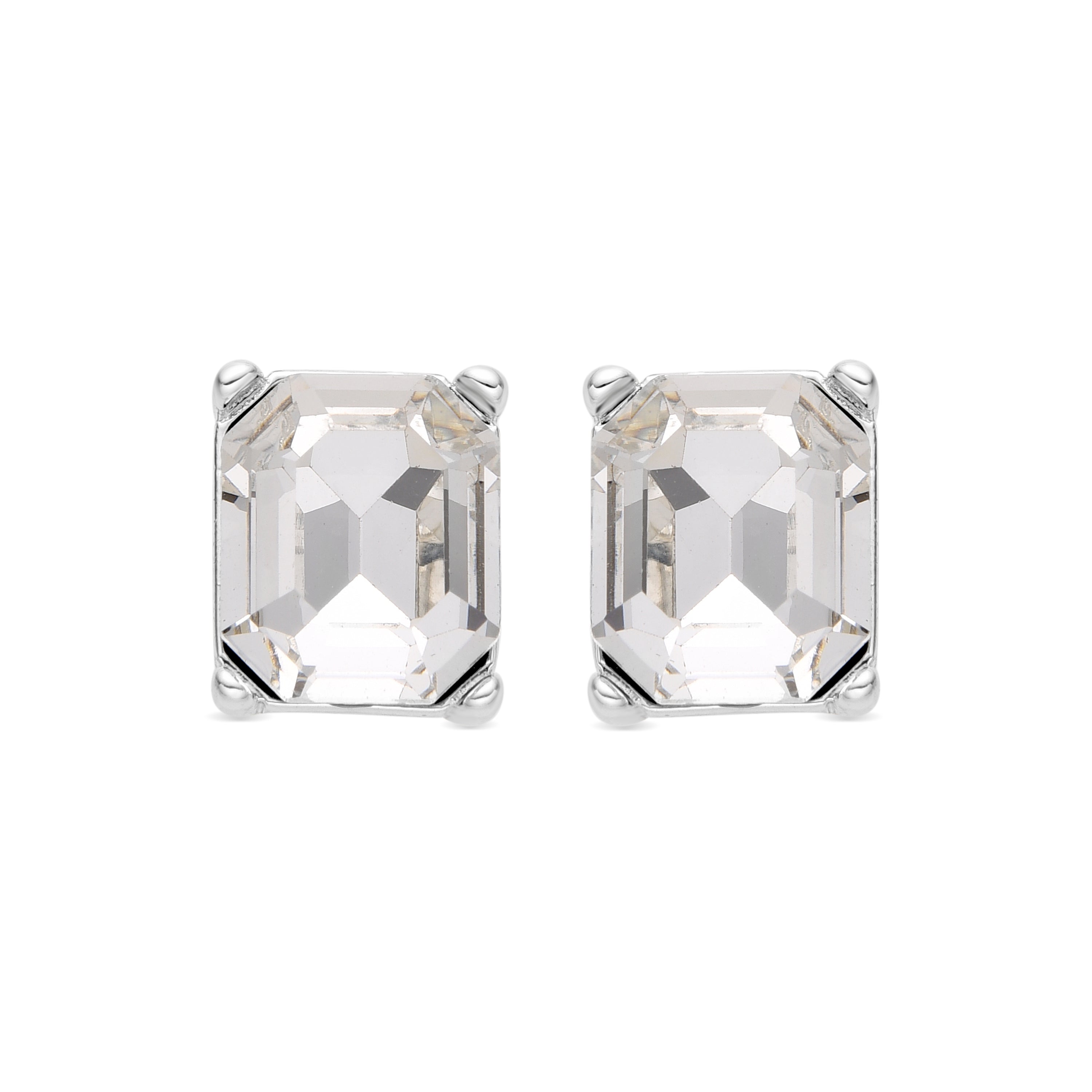 Orecchini con Zirconia Brillante finitura argento - Rindel