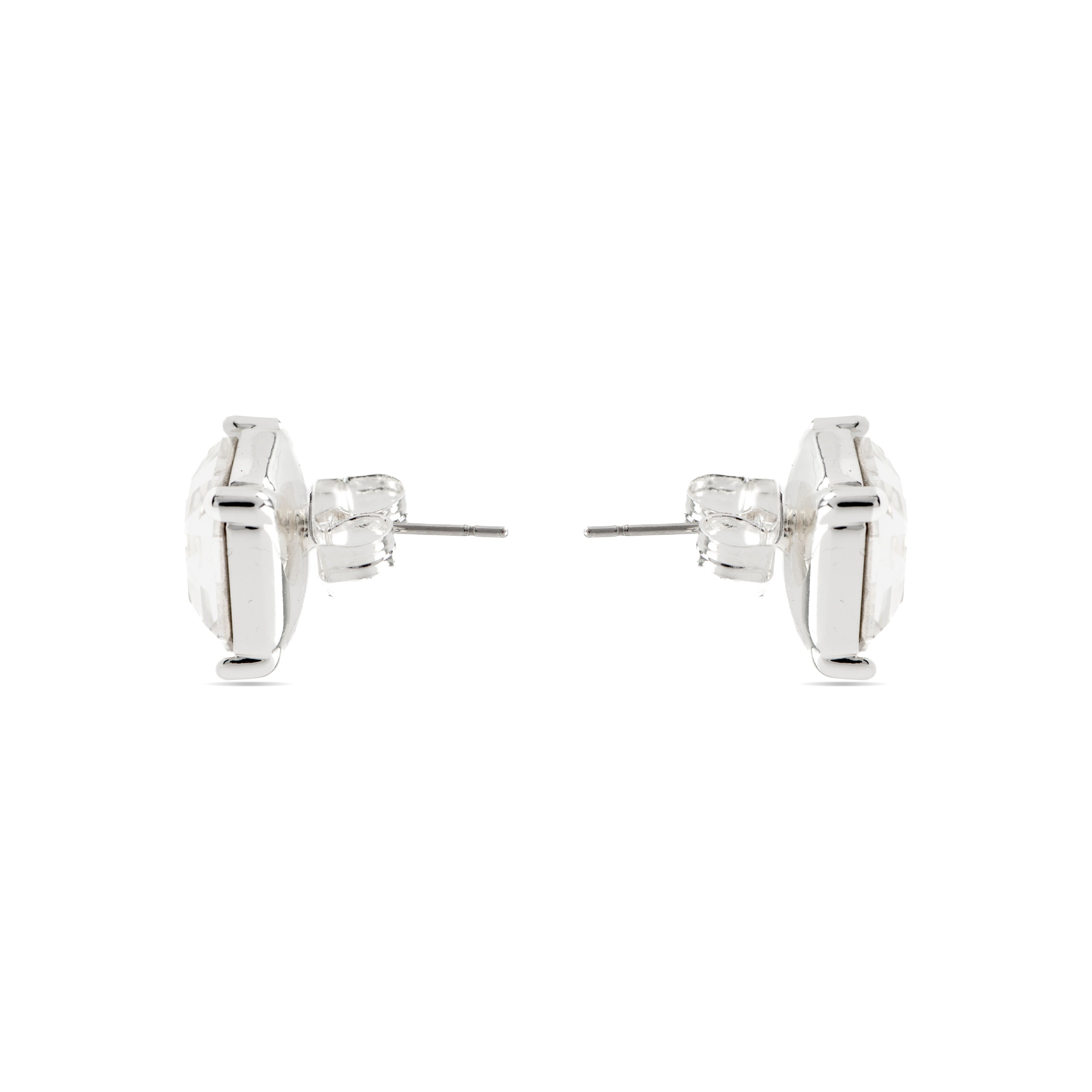 Orecchini con Zirconia Brillante finitura argento - Rindel