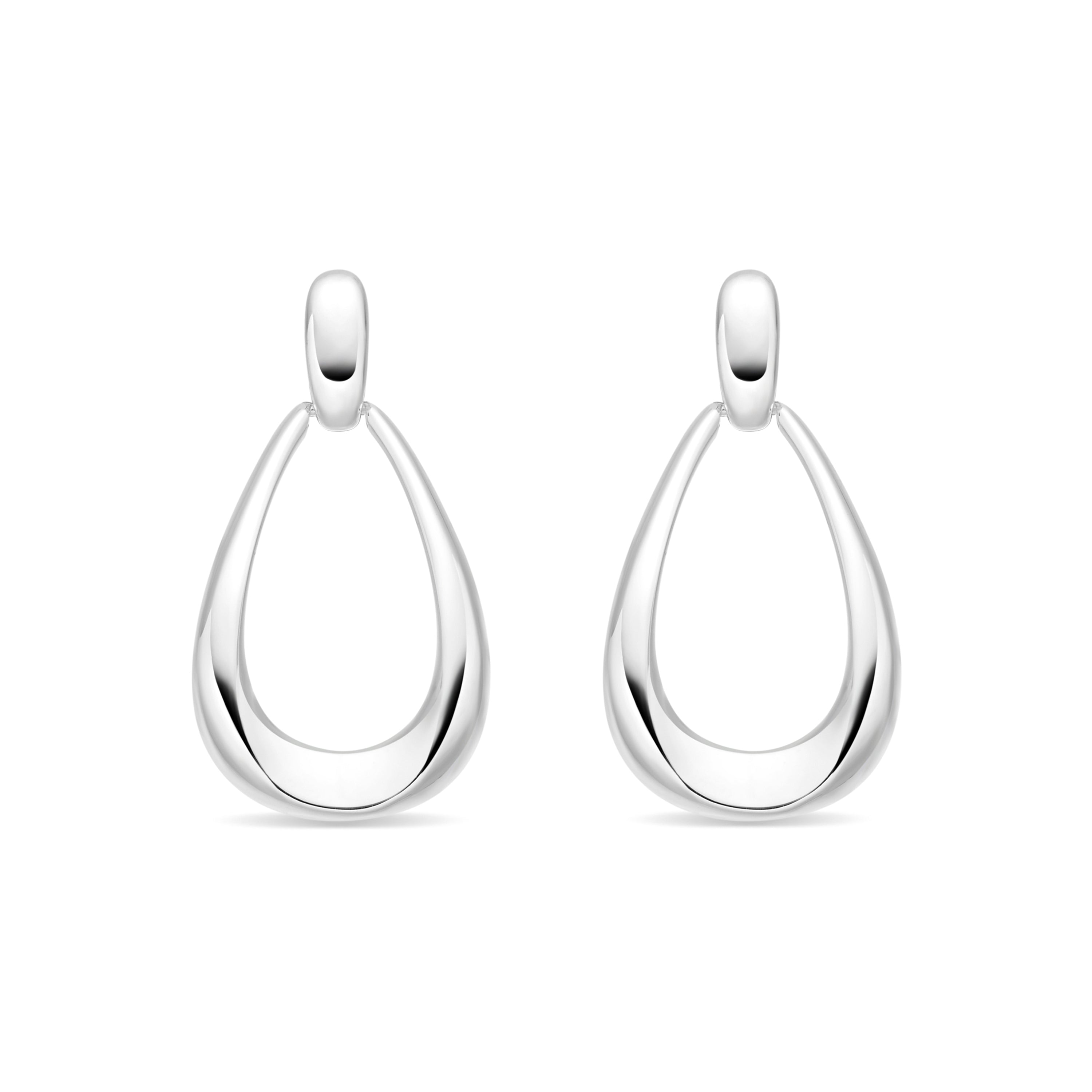 Pendientes Acabado En Plata - Asreh
