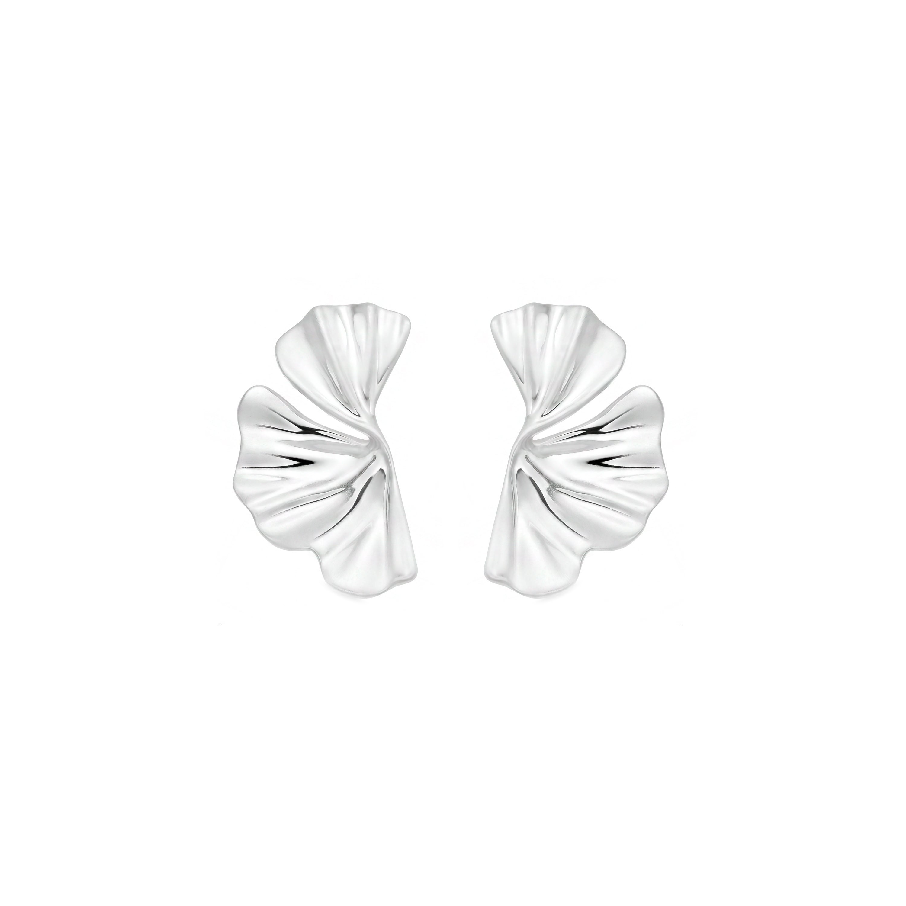 Silver Finish Earrings - Drakbi