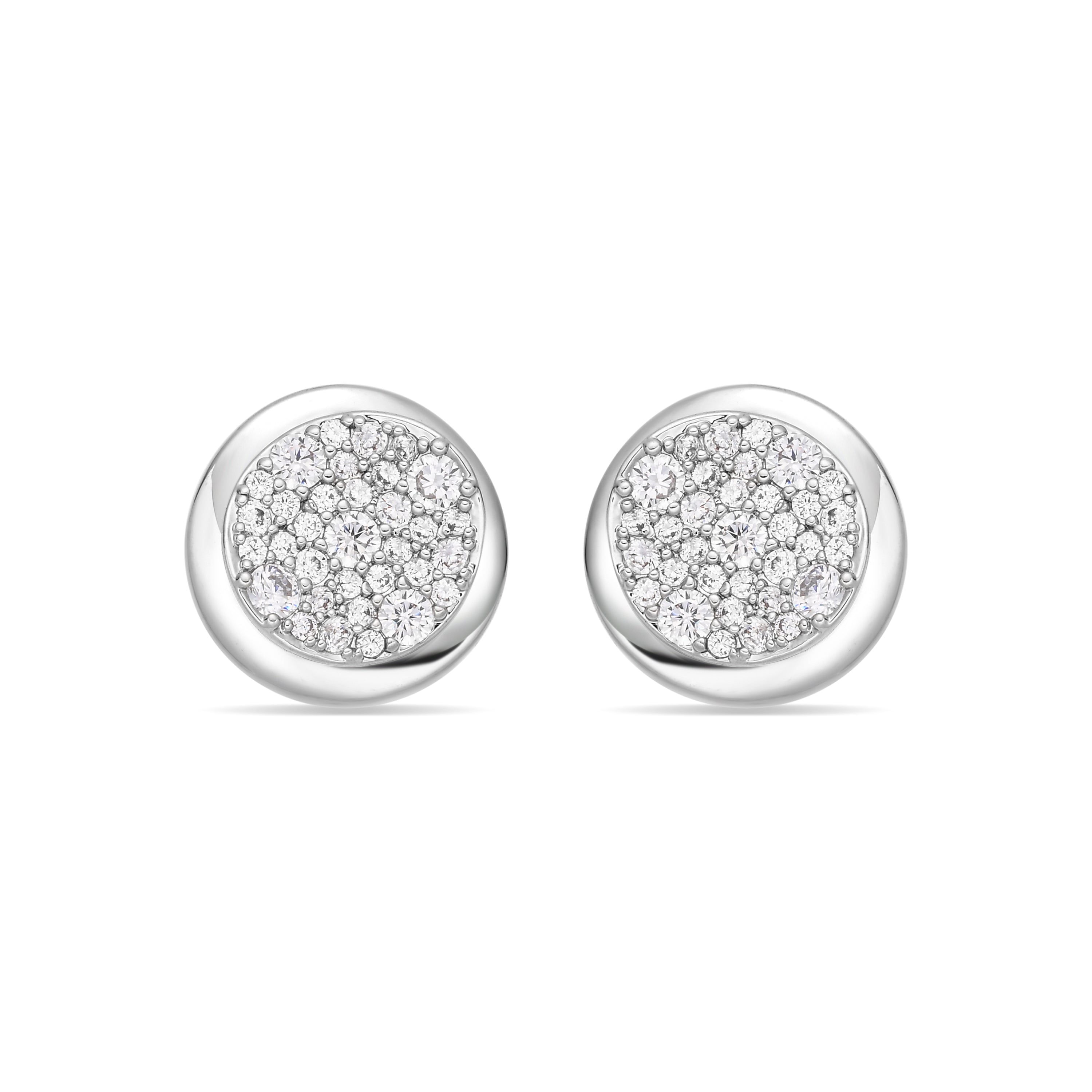 Pendientes acabado en plata - Ahwi