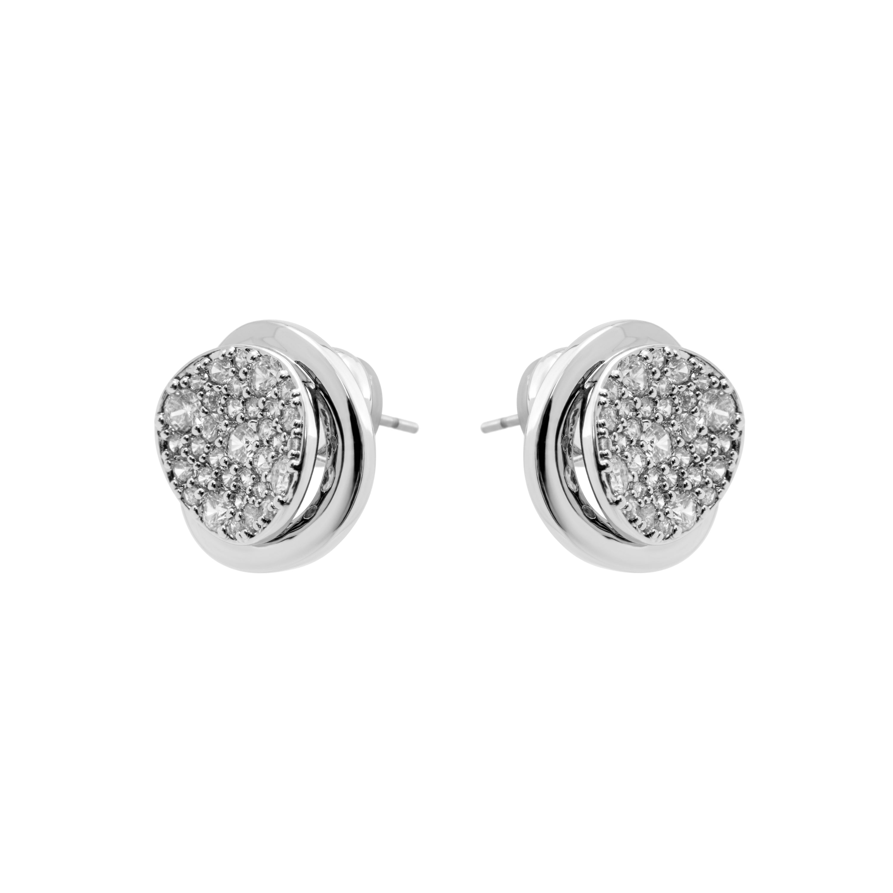 Pendientes acabado en plata - Ahwi