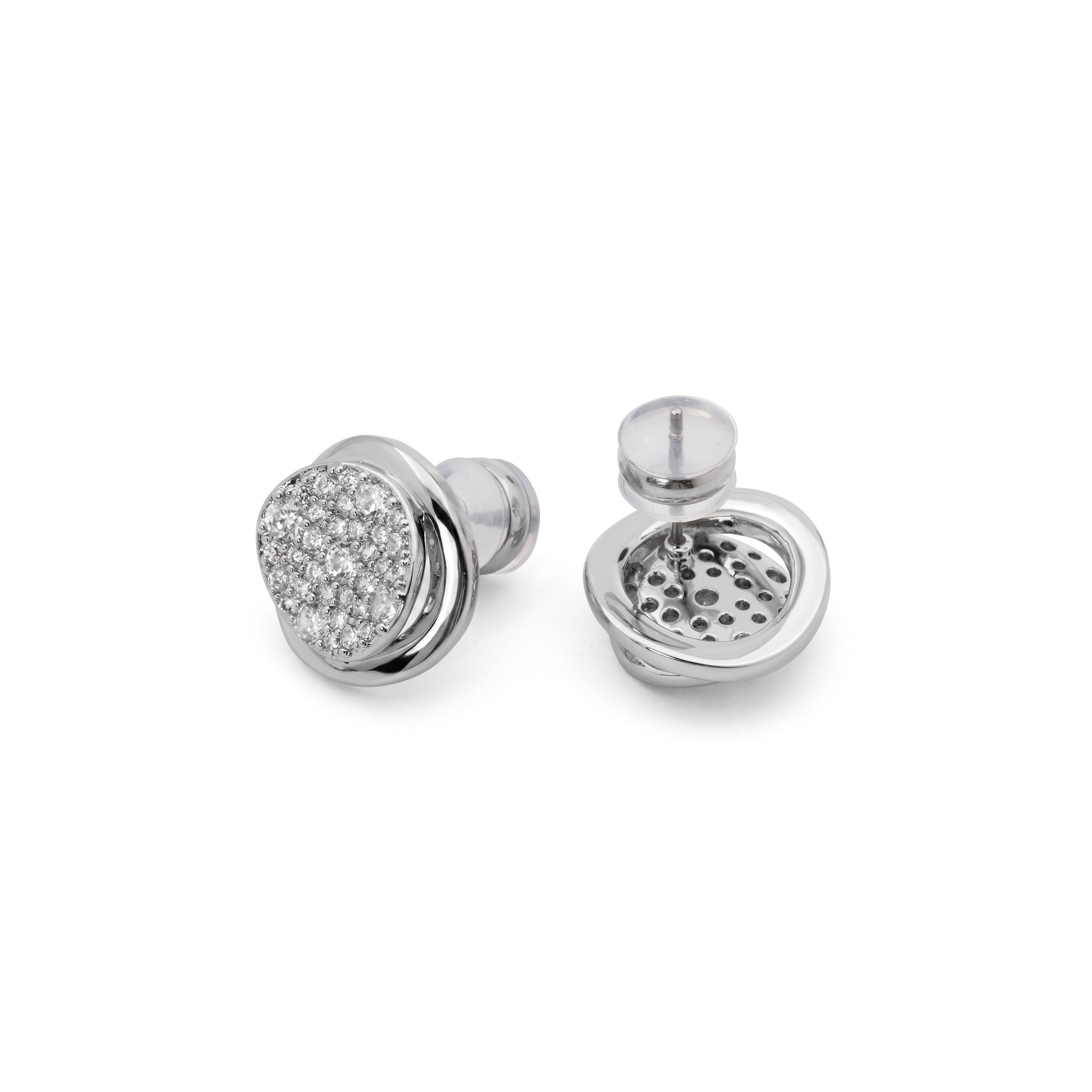 Pendientes acabado en plata - Ahwi