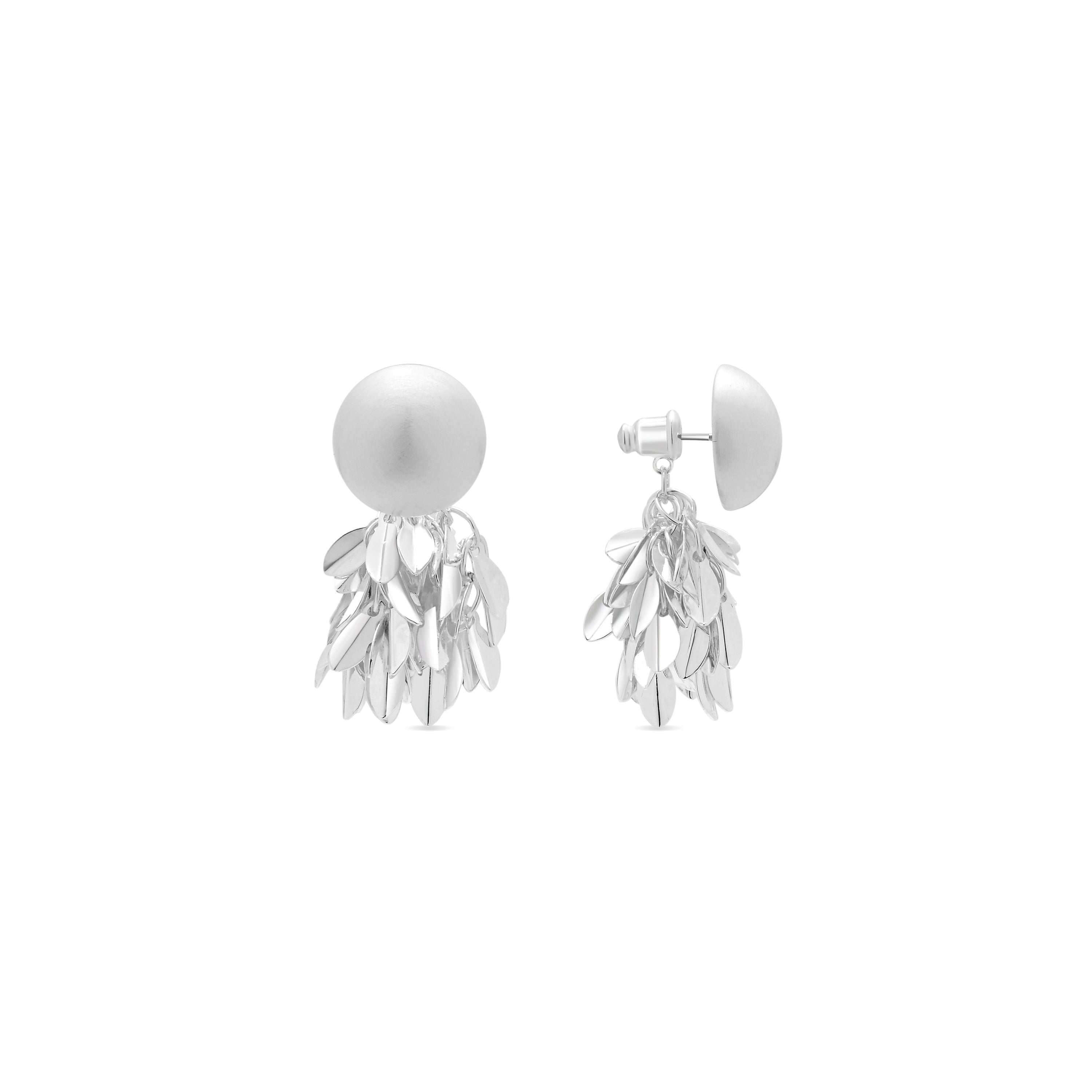 Pendientes Bave acabado plata - Bave