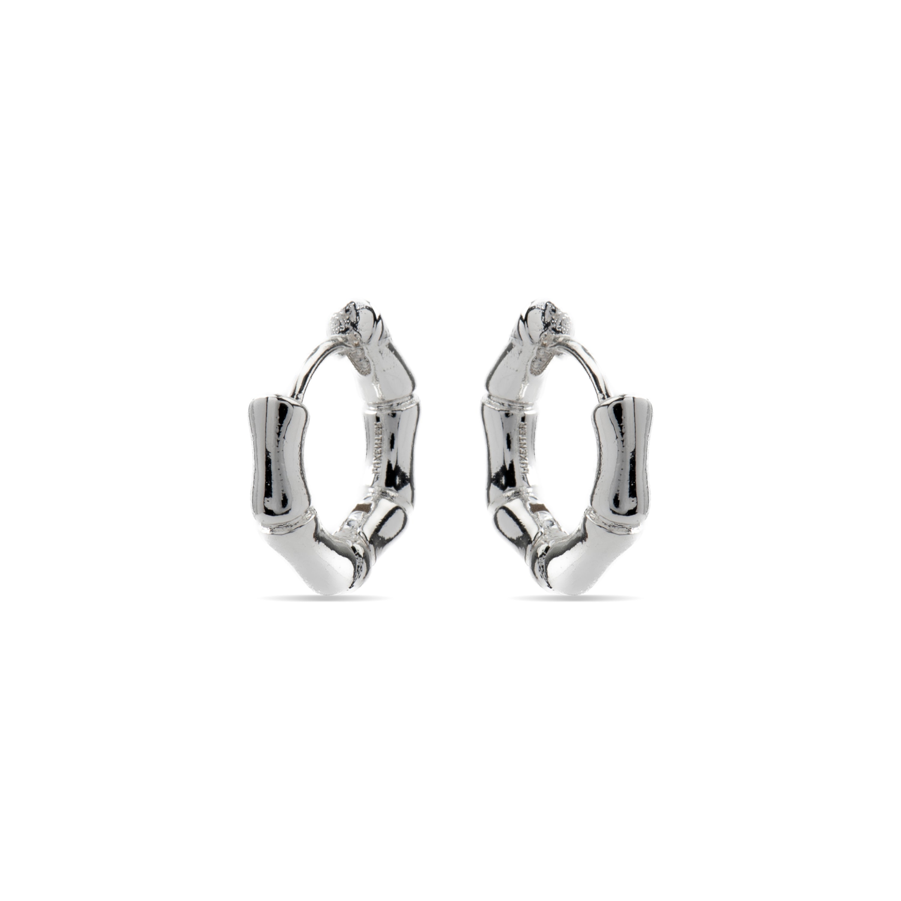 Brilliant Zirconia Earrings finished in rhodium - Layen
