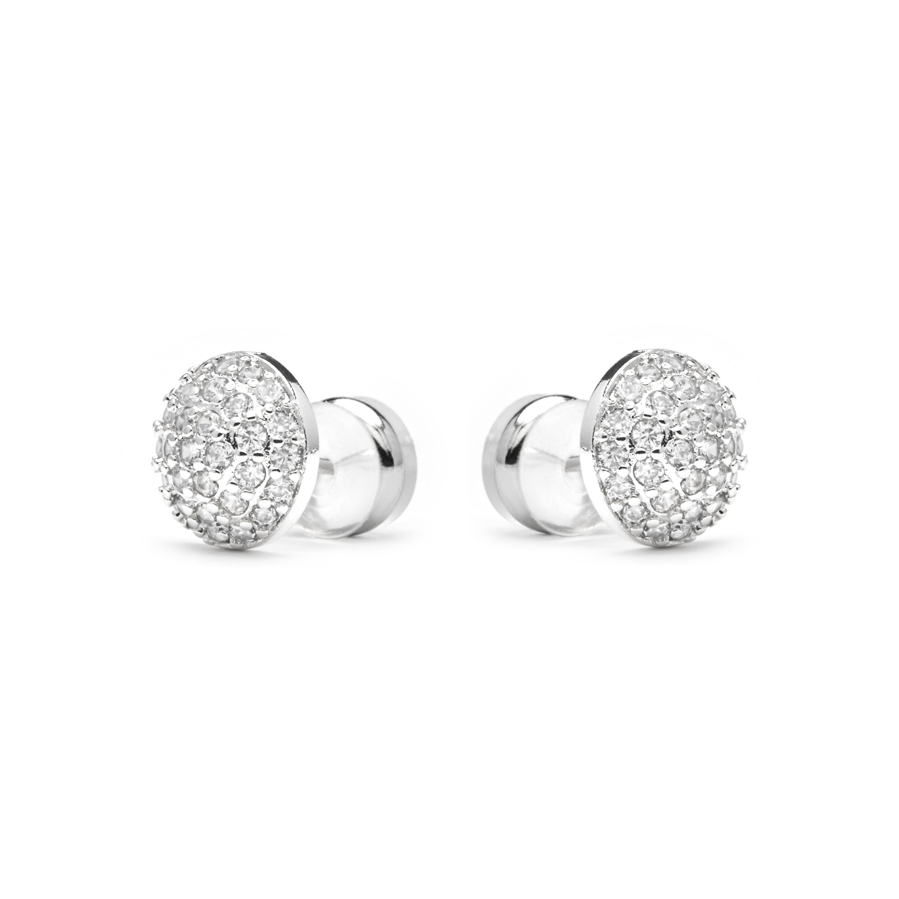 Orecchini finitura argento e Zirconia Brillante - Ramir