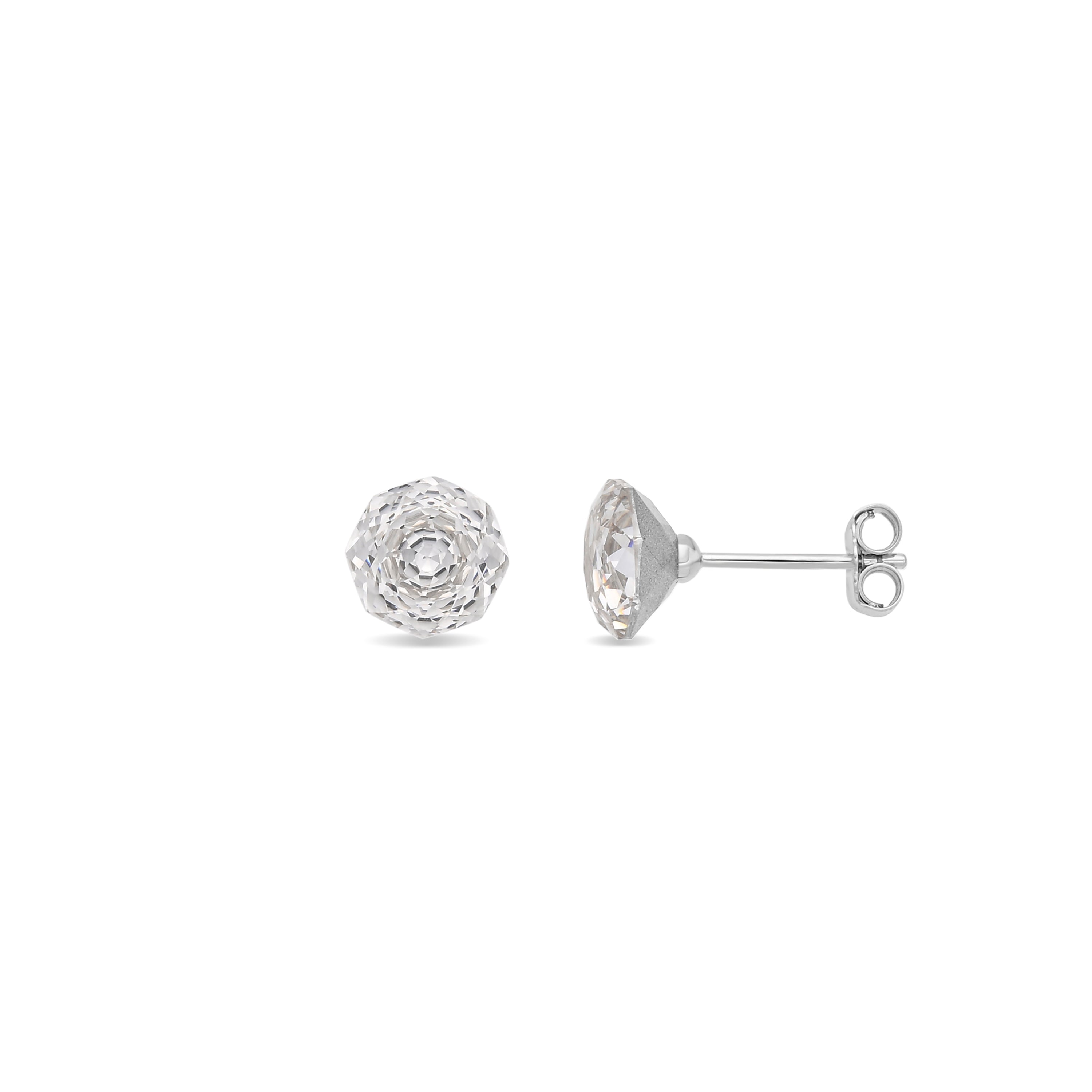 Pendientes de Circonita Brillante acabado en rodio - Lisath