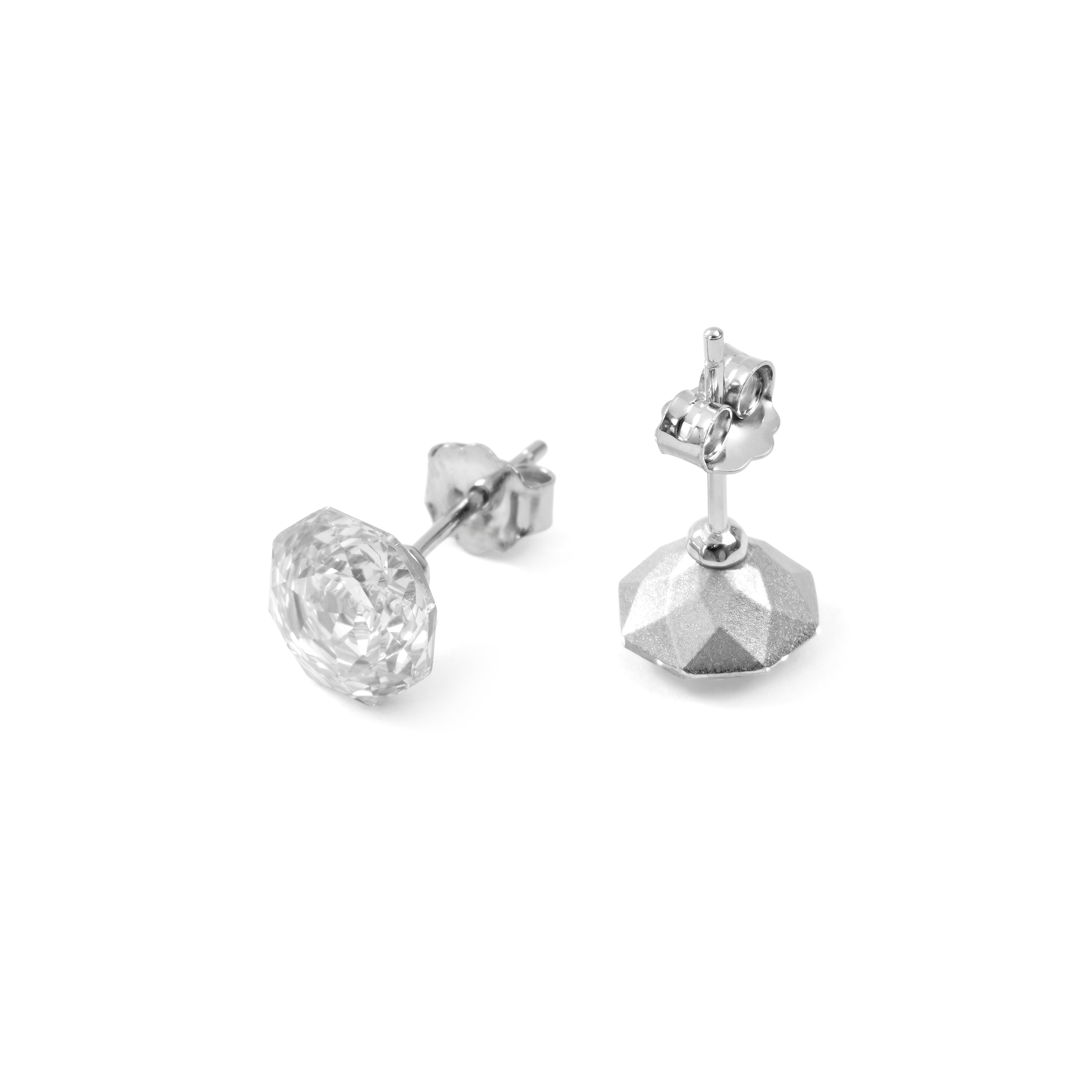 Pendientes de Circonita Brillante acabado en rodio - Lisath