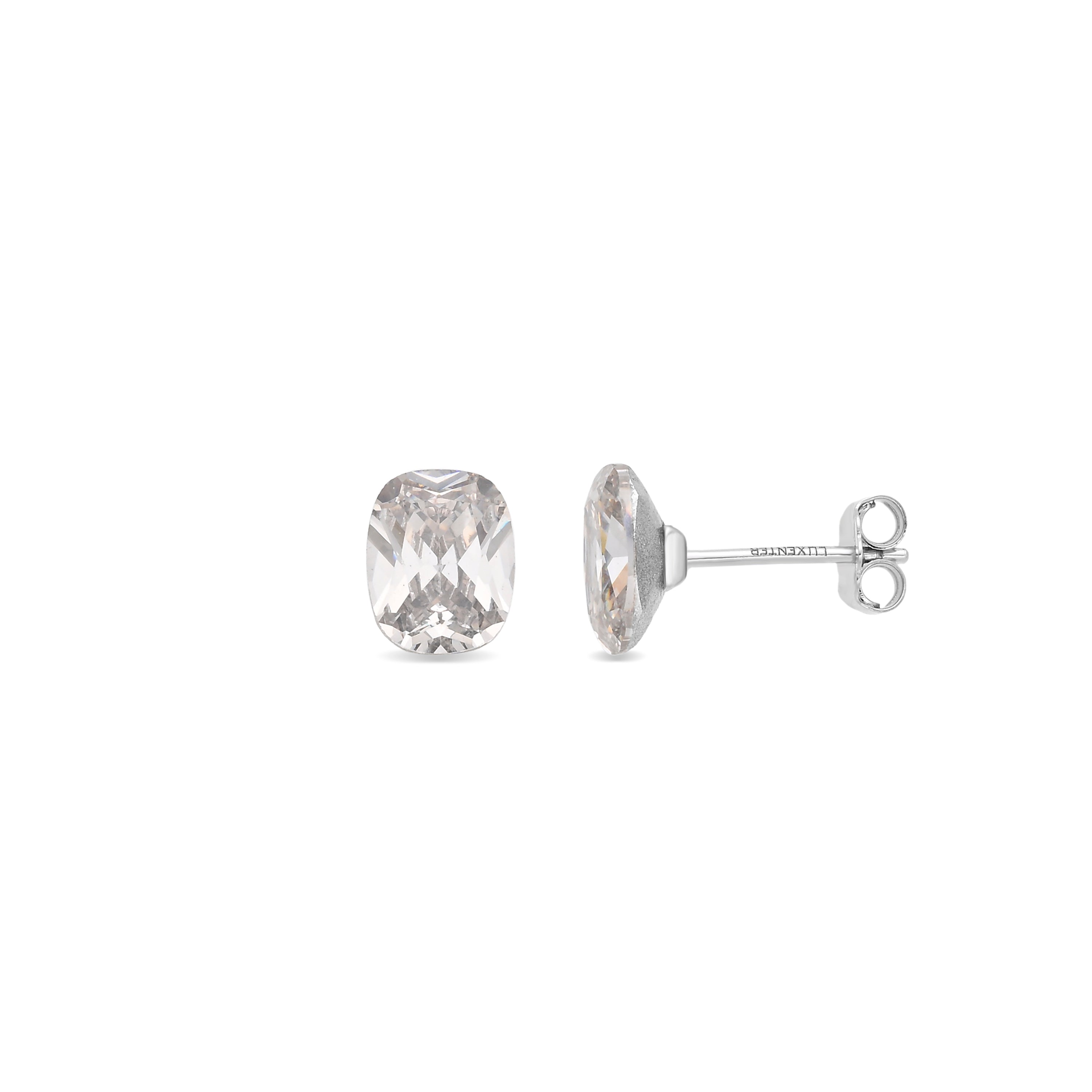 Pendientes de Circonita Brillante acabado en rodio - Buide