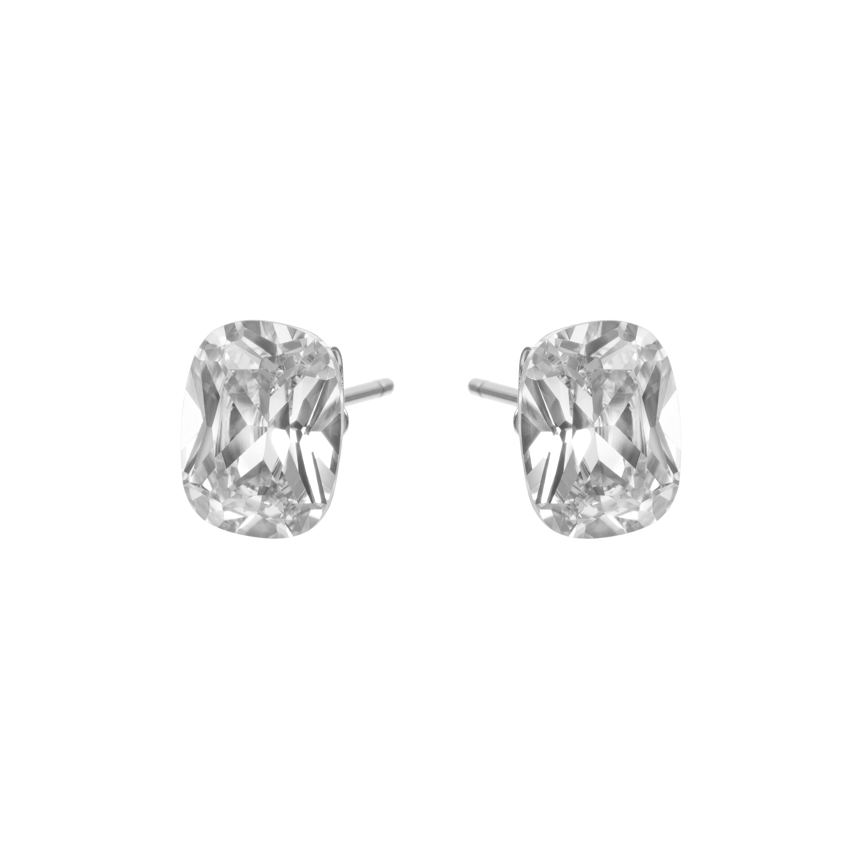 Pendientes de Circonita Brillante acabado en rodio - Buide