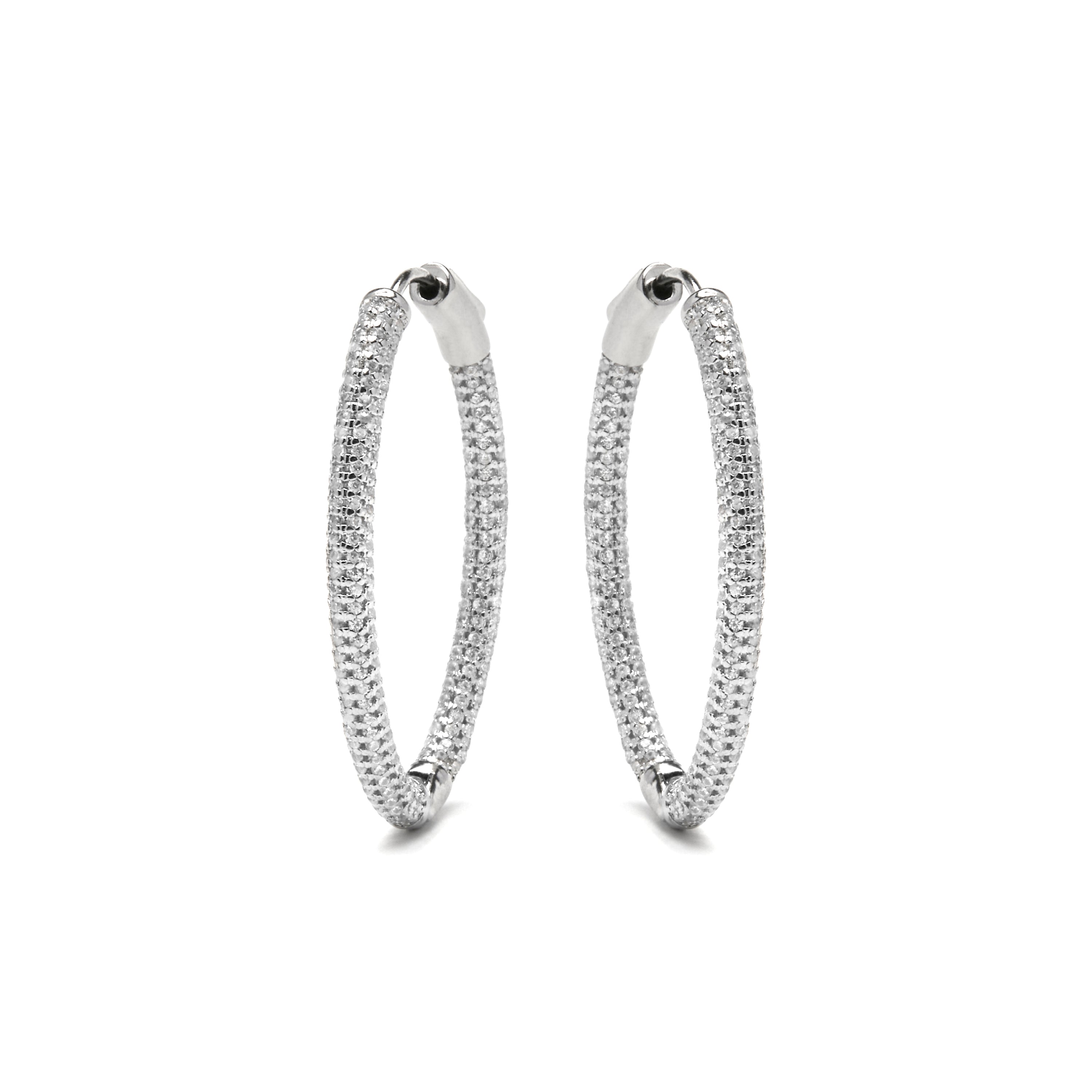 Boucles d'oreilles avec - finition argent - Libub