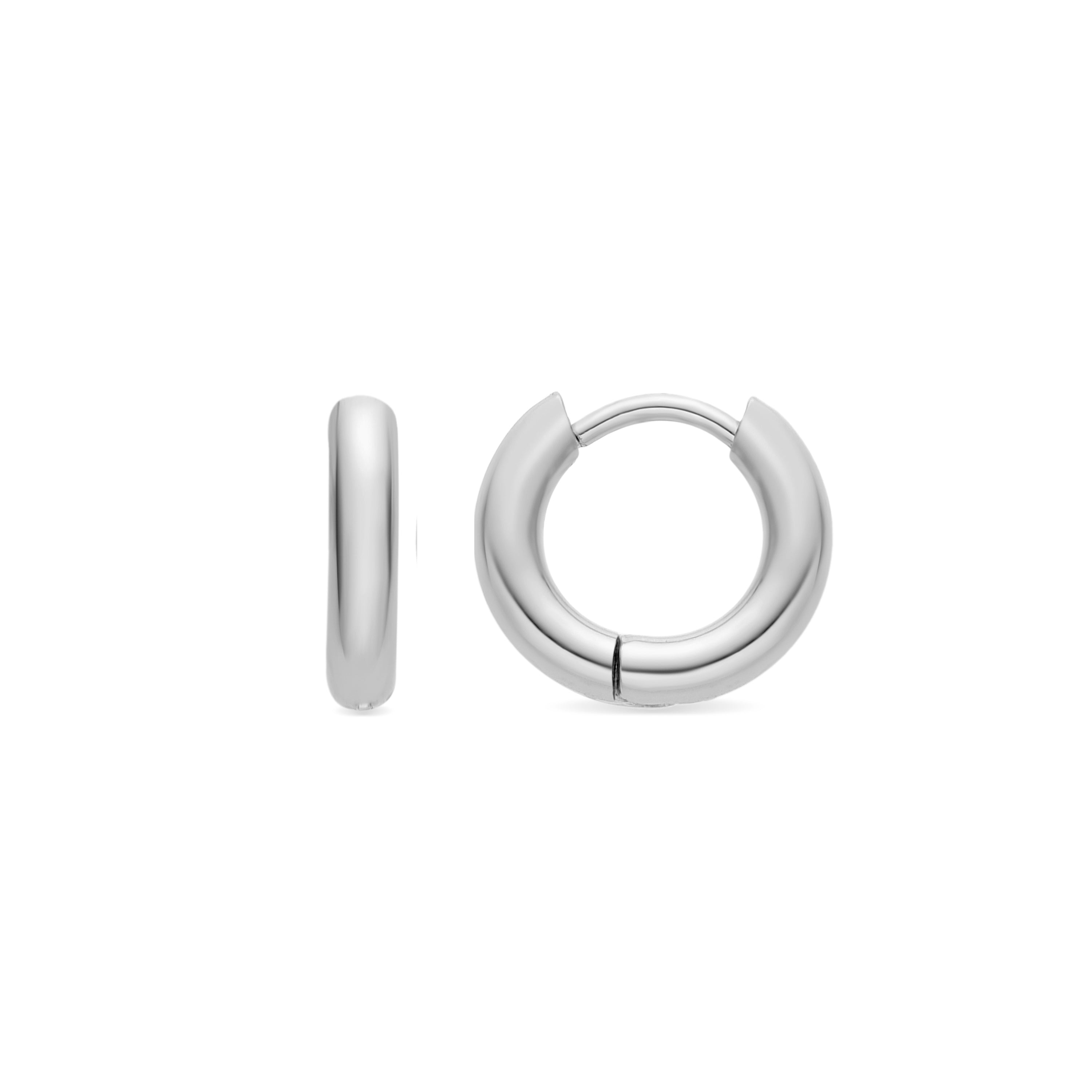 Brincos acabamento prata - Bradwa