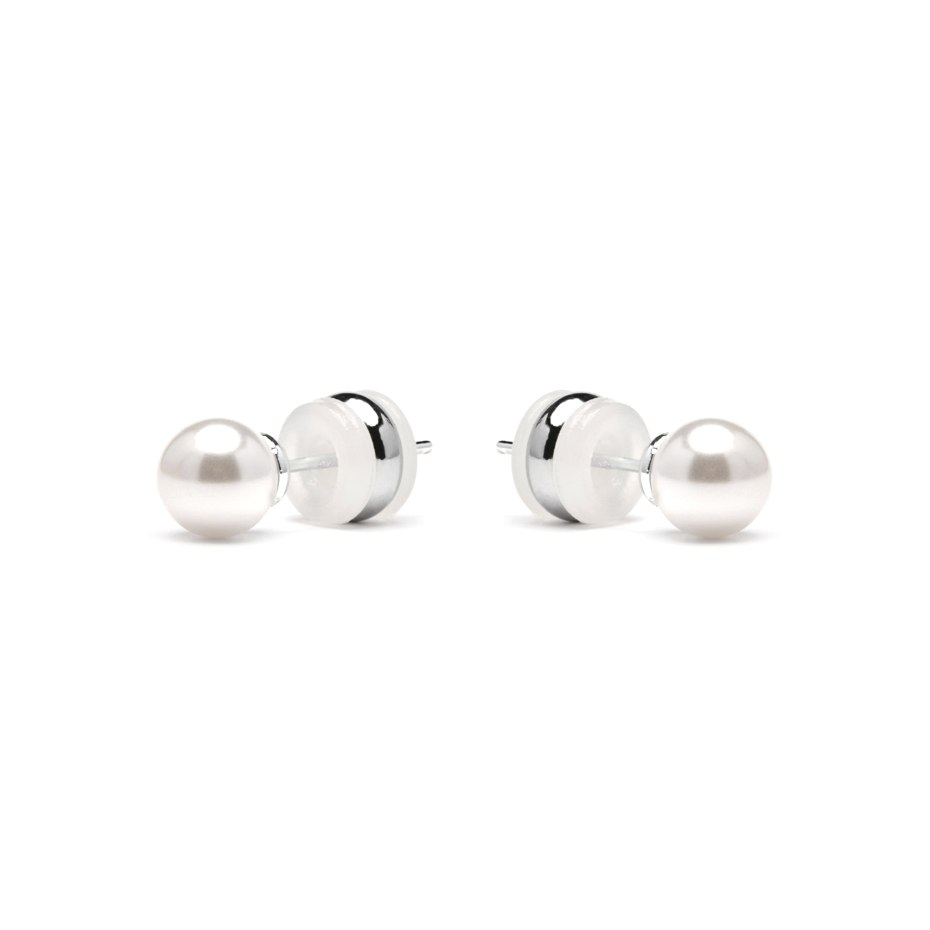 Pendientes aleación metal acabado plata - Foris