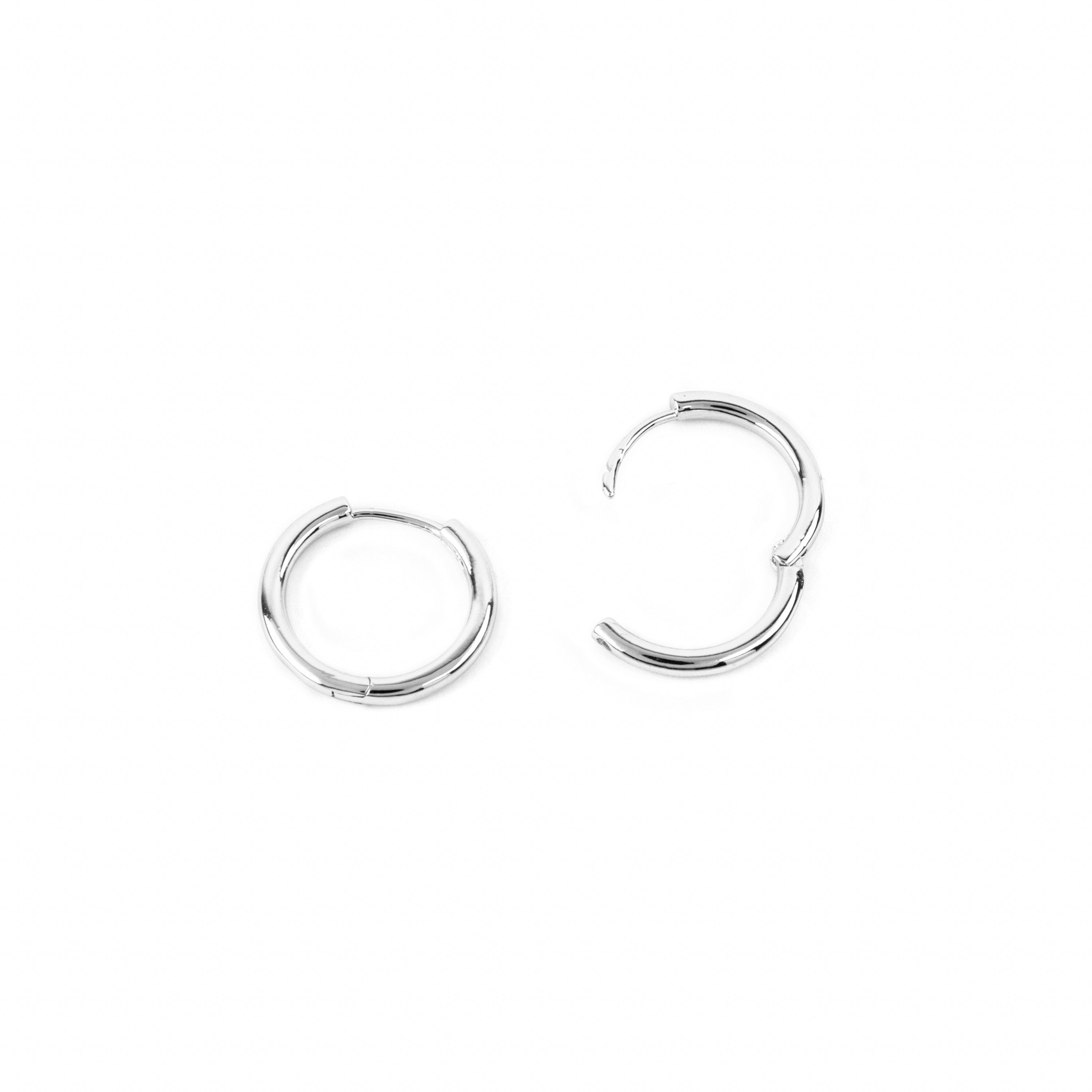 Boucles d'oreilles avec - finition argent - Thibu