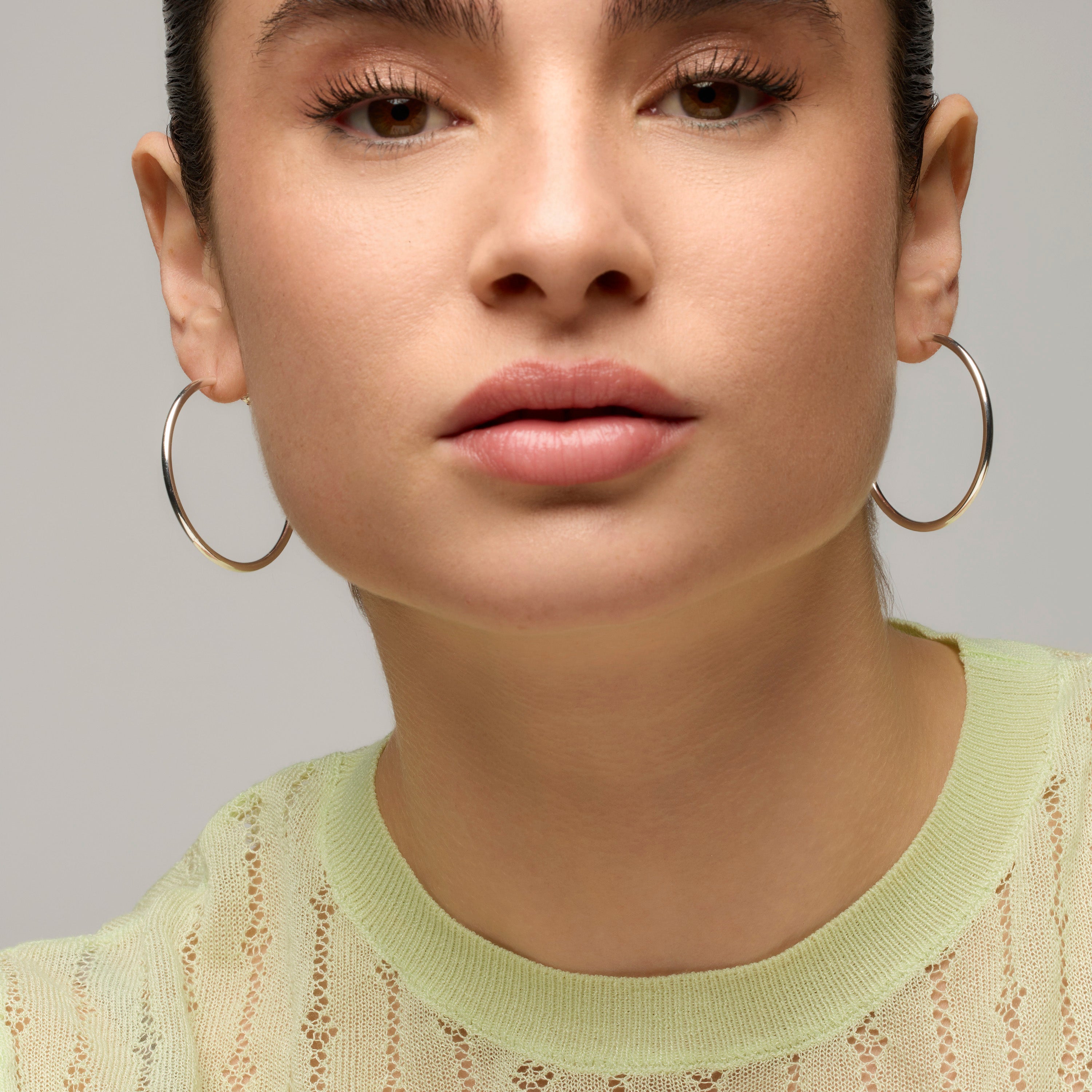 Earrings with - silver finish - Dierax