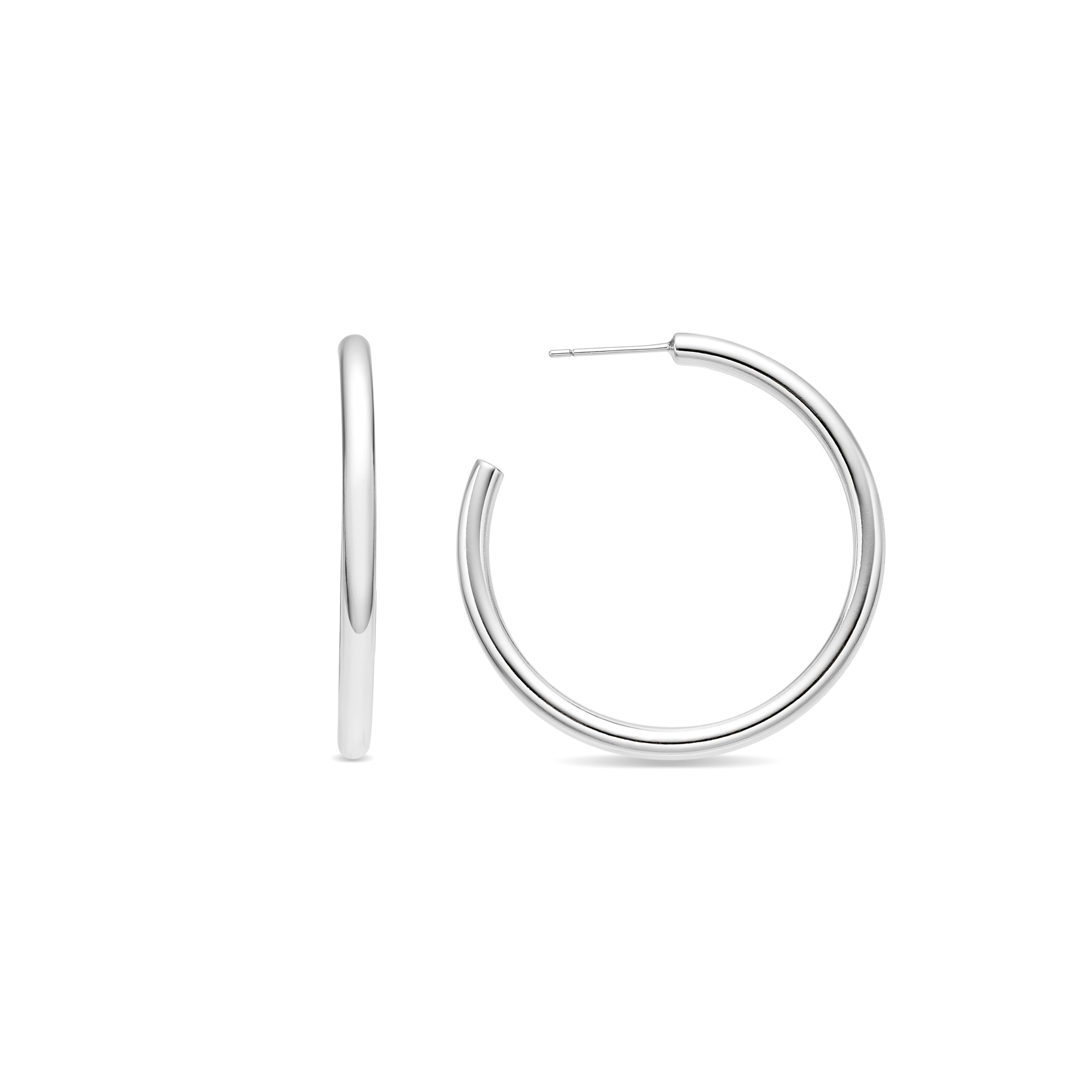 Earrings with - silver finish - Polur