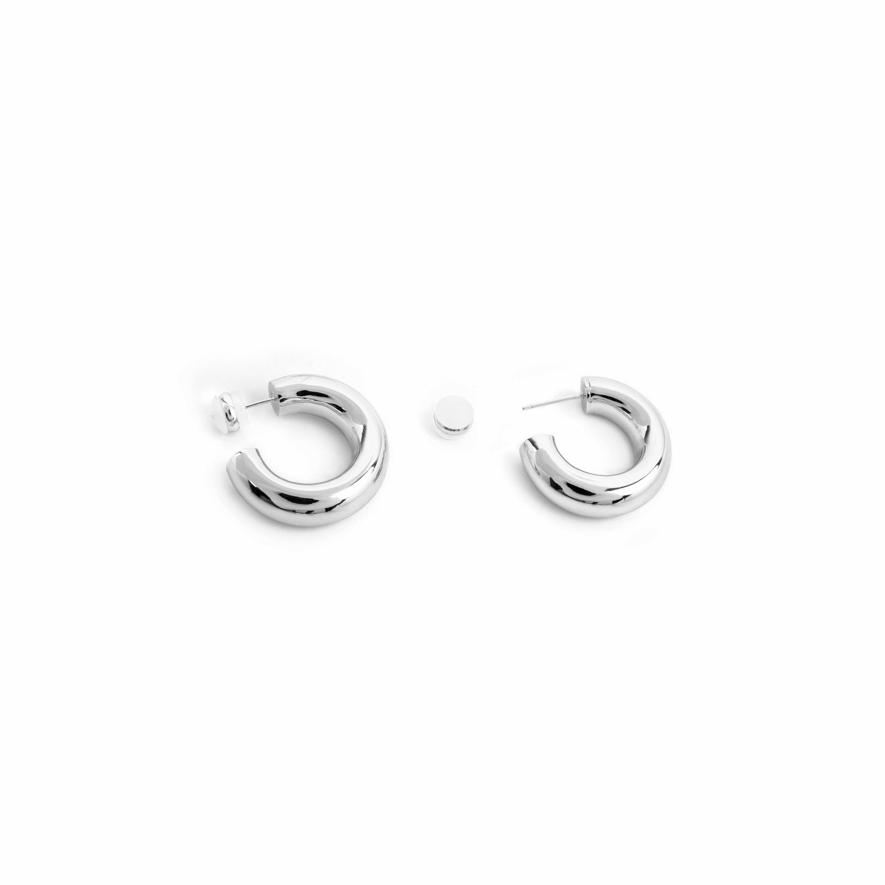 Ohrringe mit - Silber-Finish - Thea