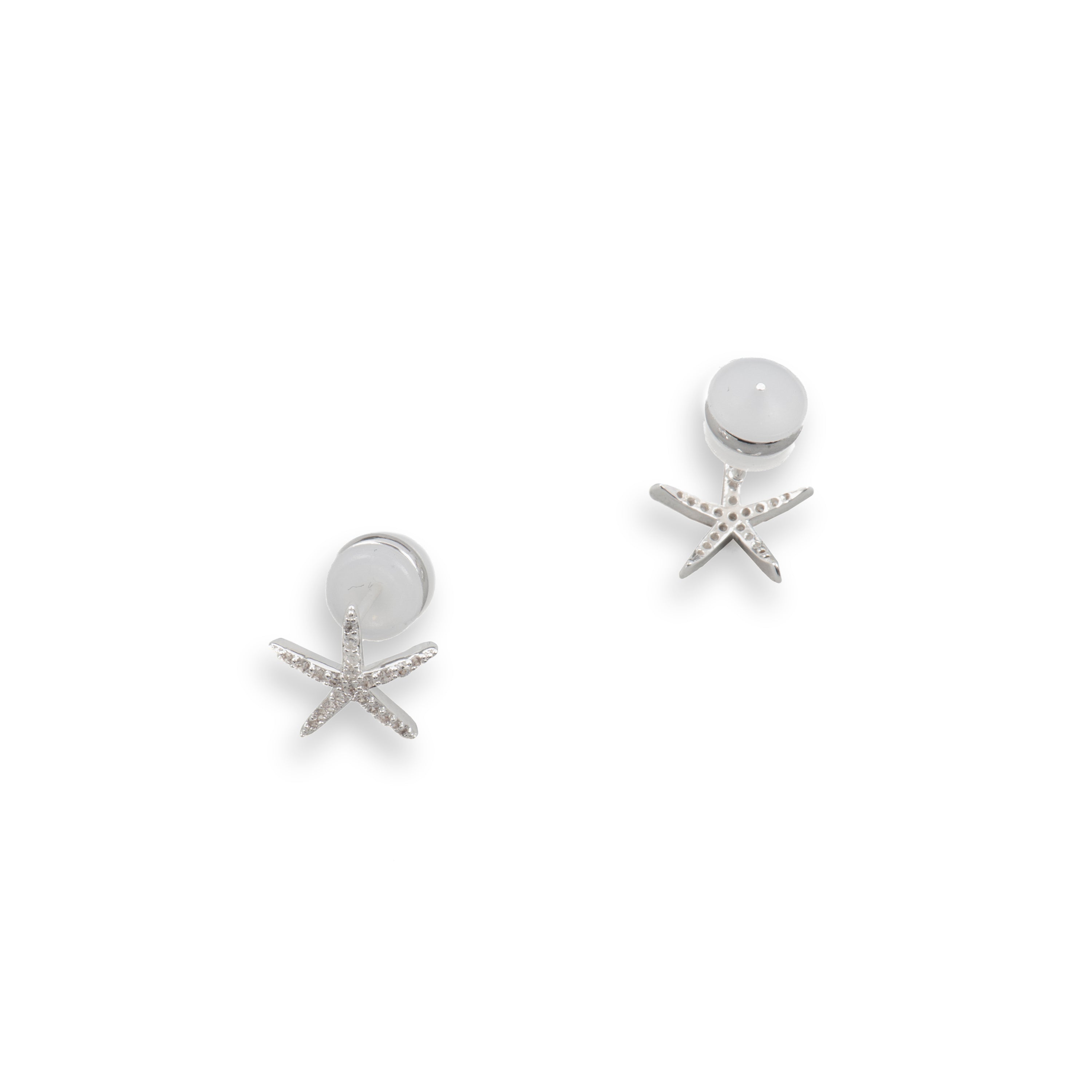 Pendientes con Circonita Brillante acabado plata - Nusde