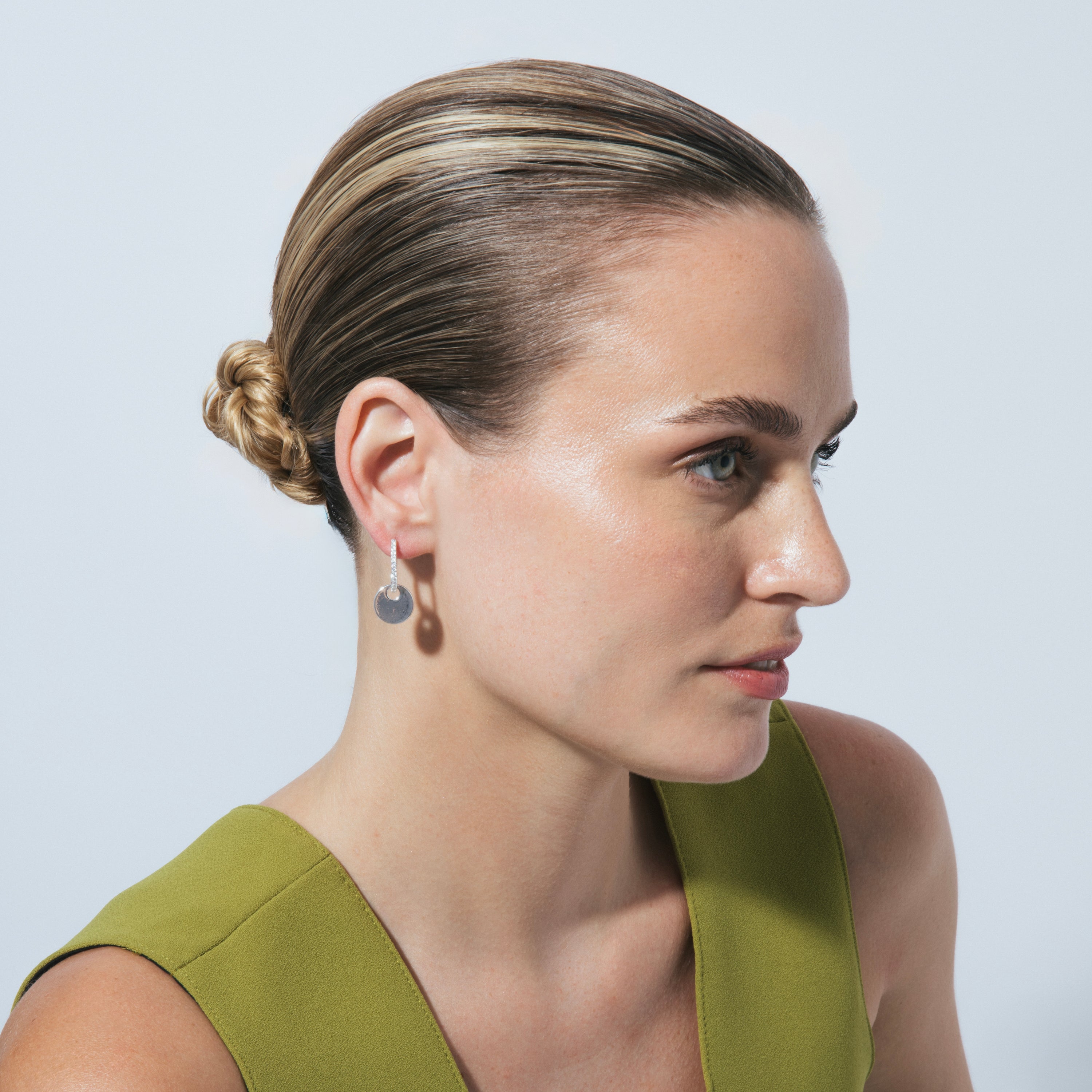 Earrings finished in 925 Sterling Silver - Sarif