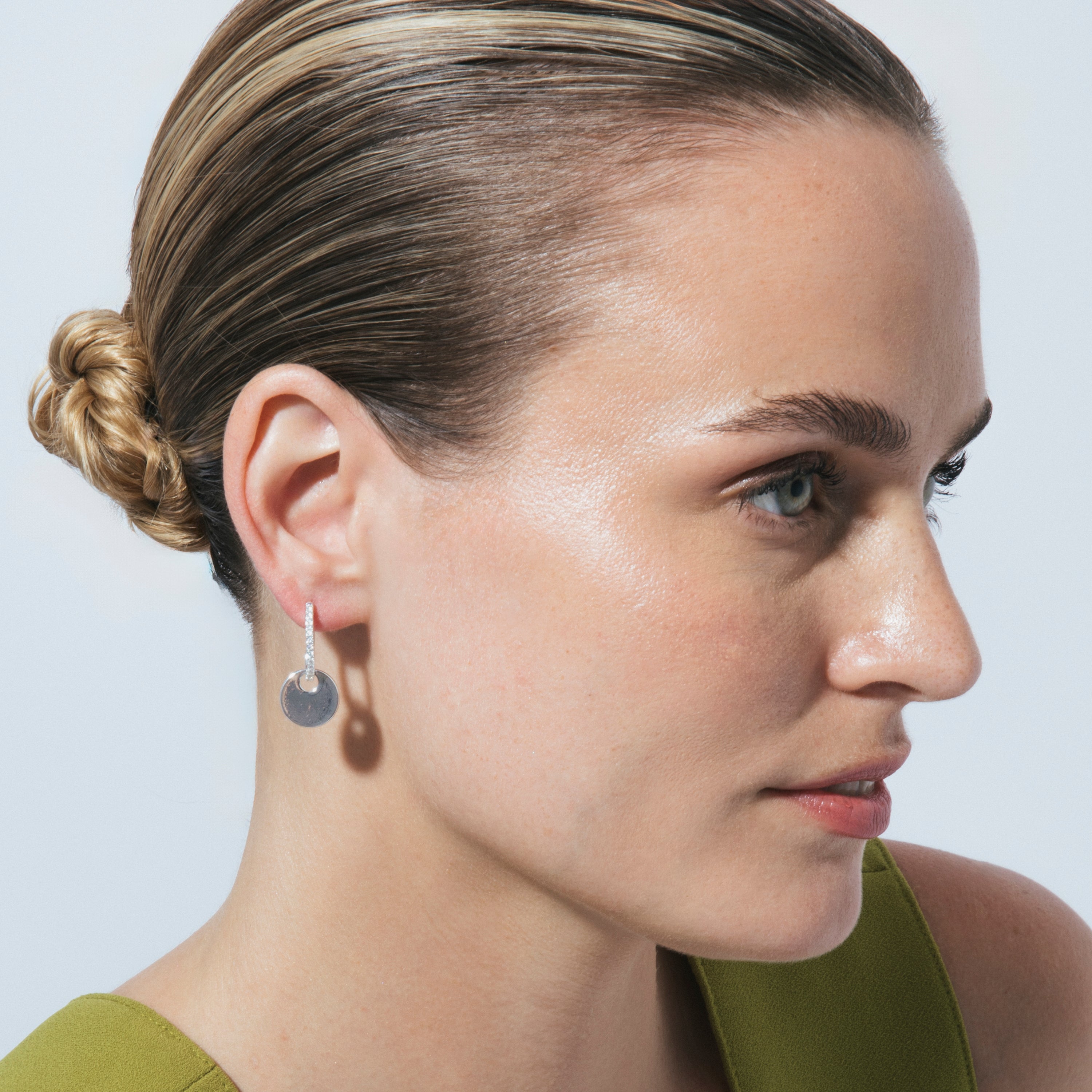 Earrings finished in 925 Sterling Silver - Sarif