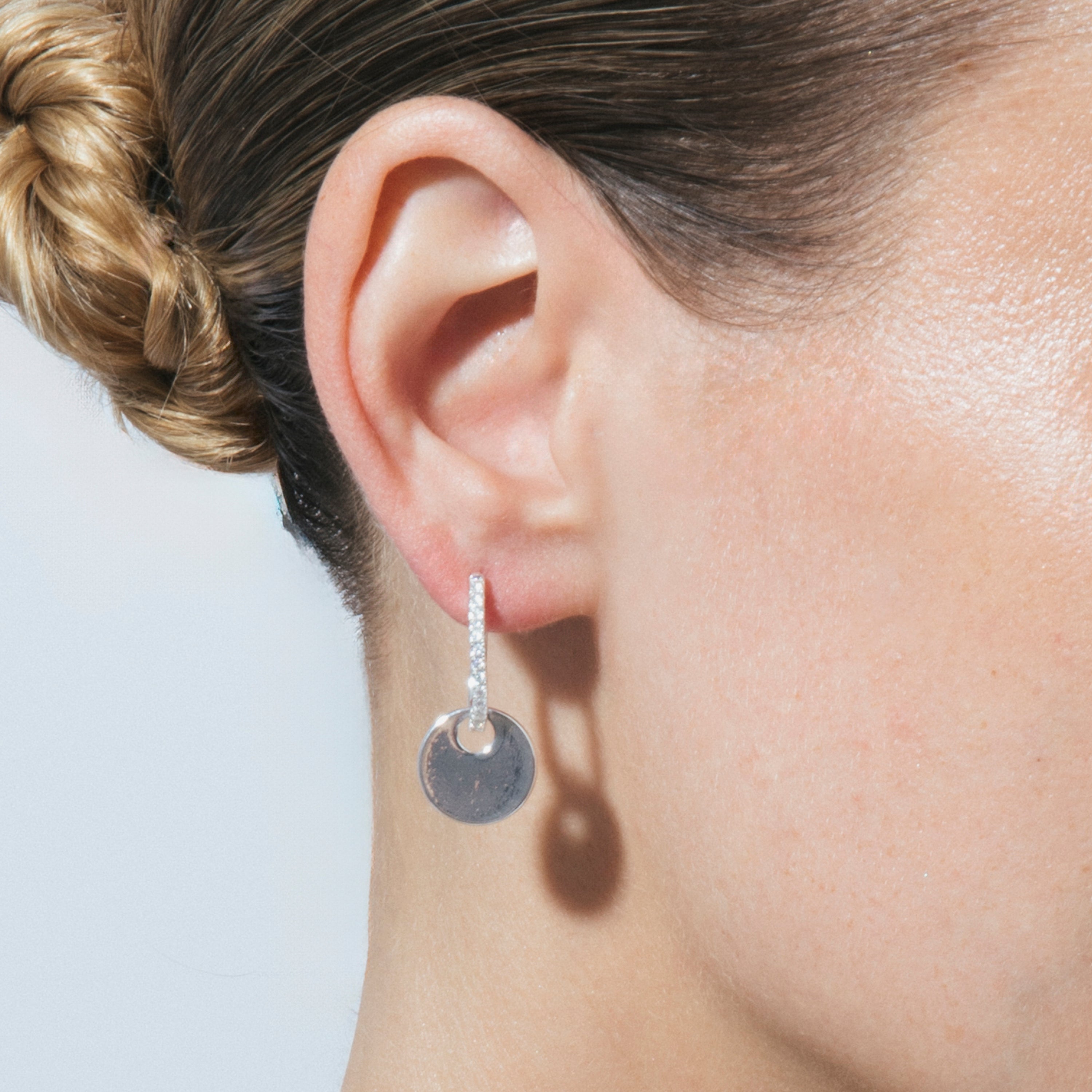 Earrings finished in 925 Sterling Silver - Sarif