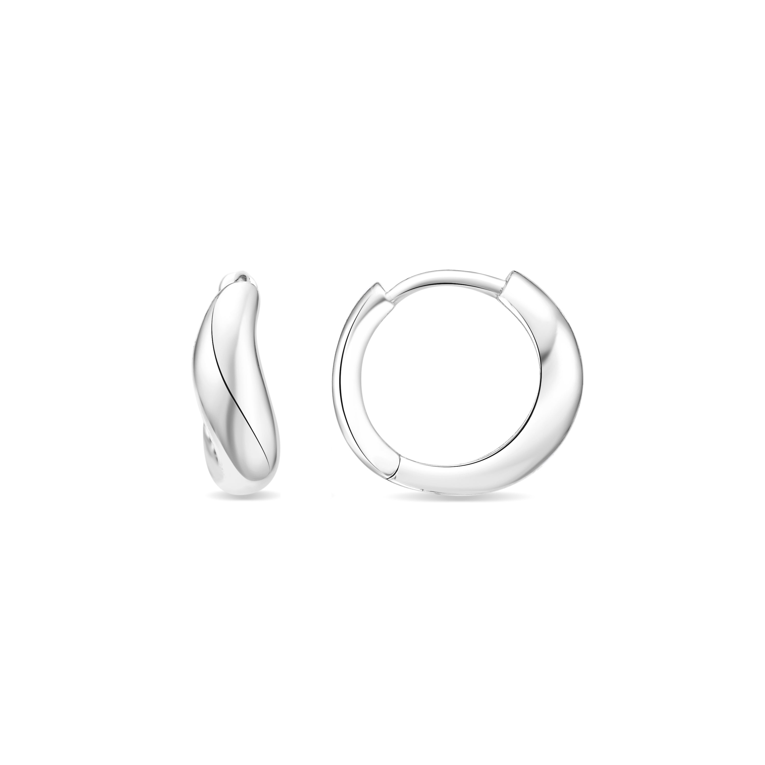 Boucles d'oreilles finition argent - Lanwise