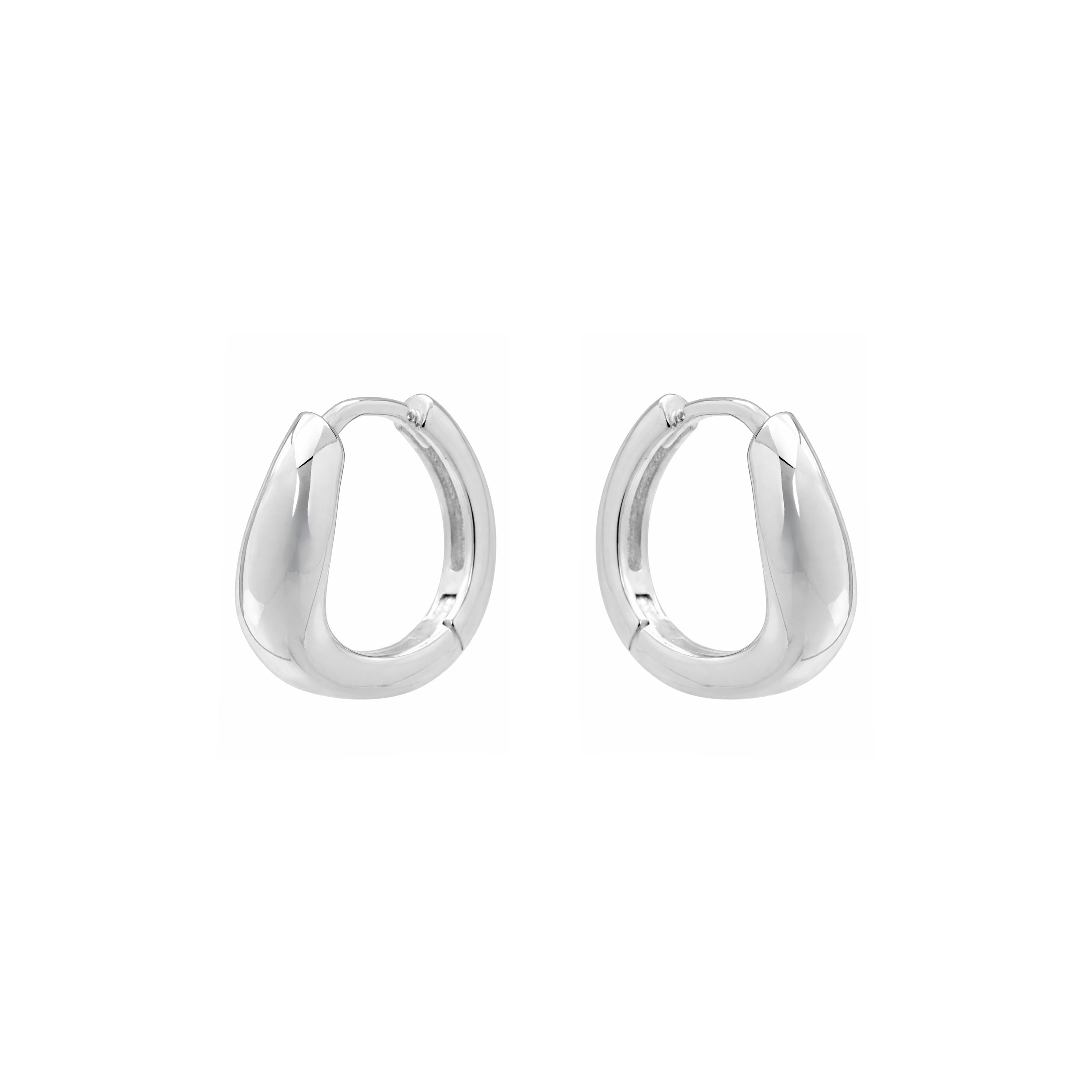 Boucles d'oreilles finition argent - Lanwise