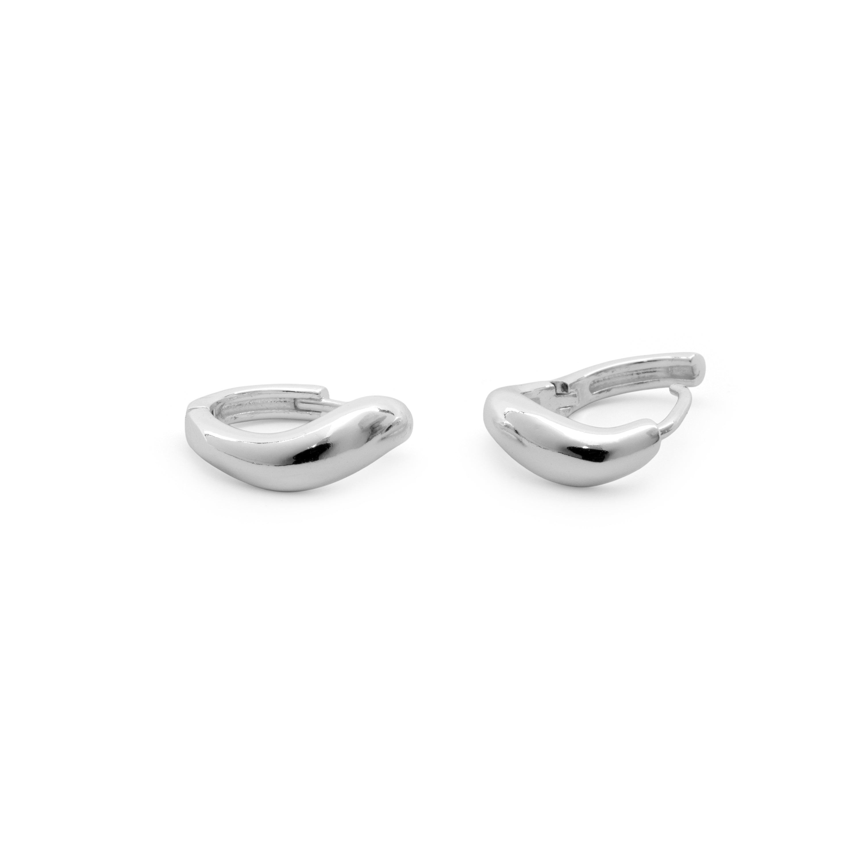 Boucles d'oreilles finition argent - Lanwise