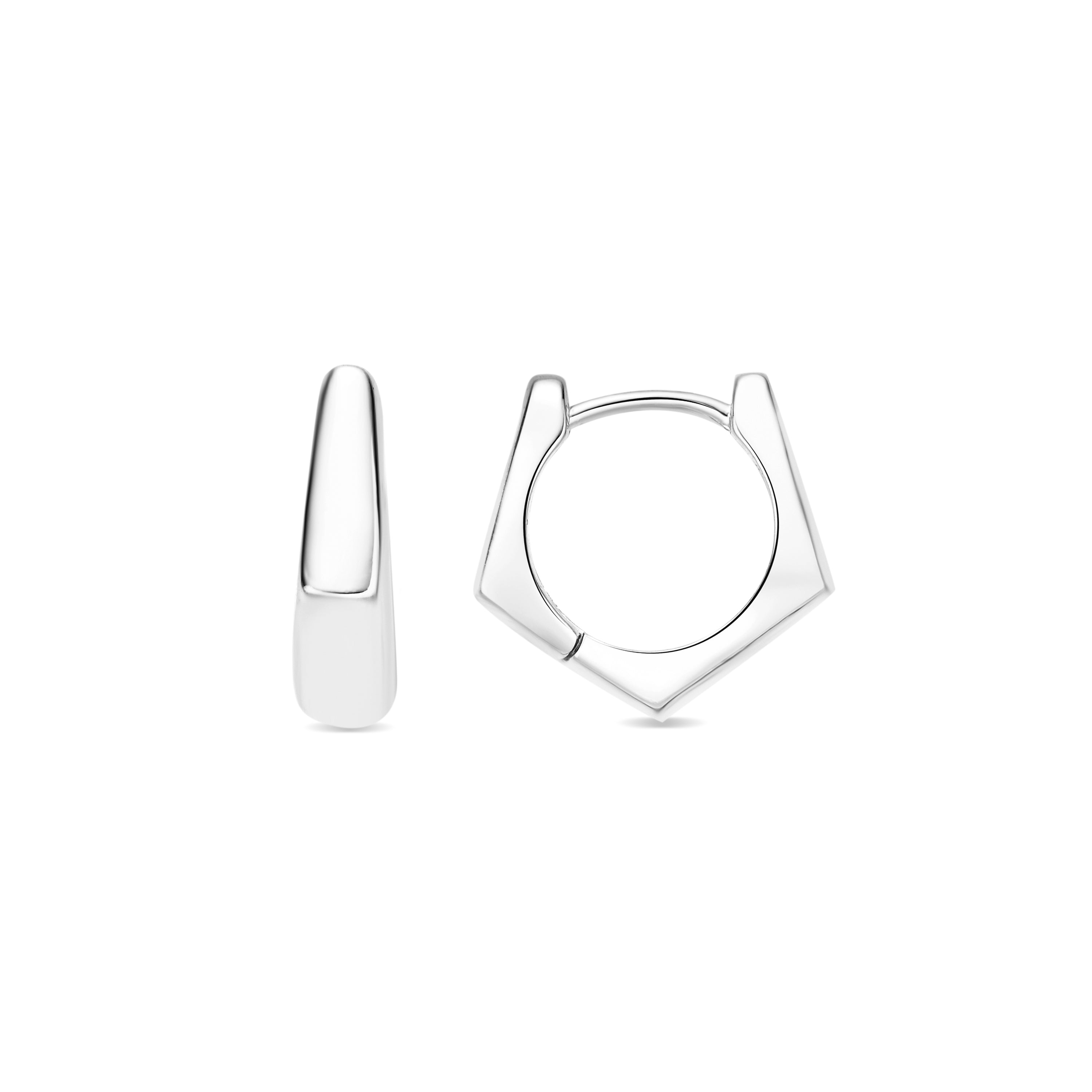 Boucles d'oreilles finition argent - Jibruk