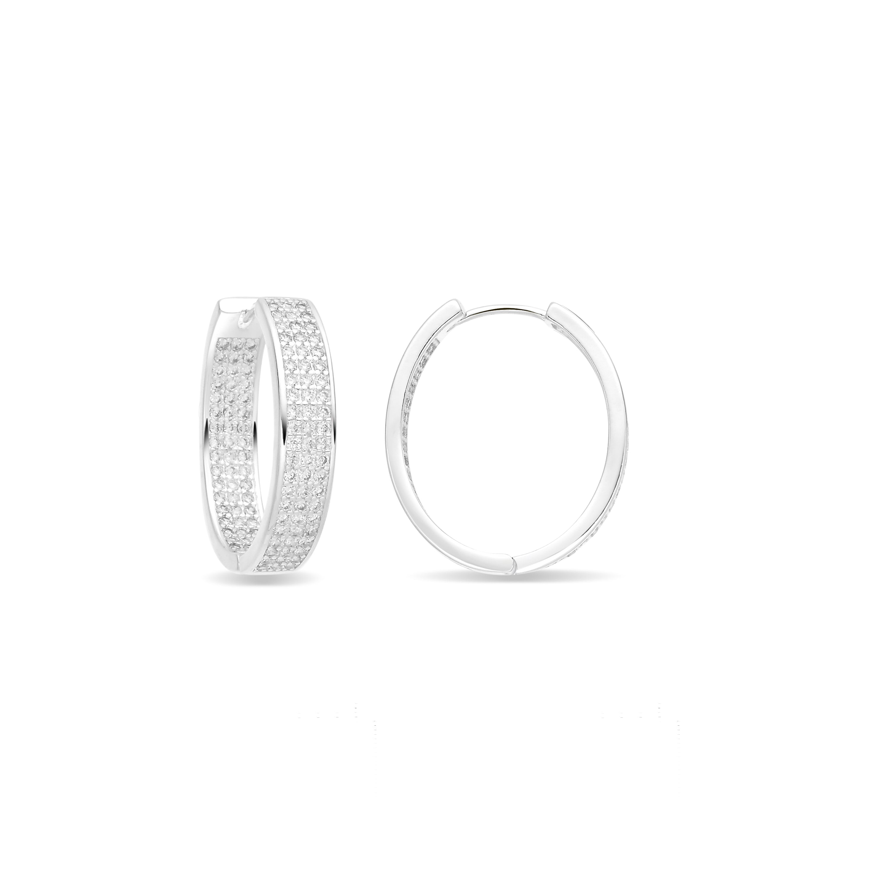 Pendientes Serze acabado plata - Serze