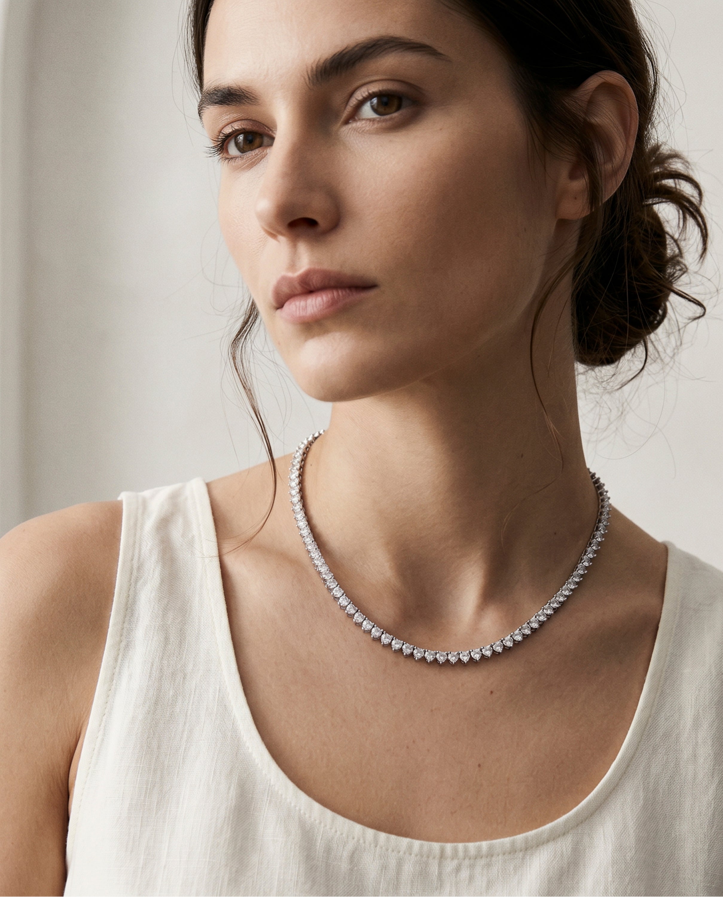 Collier Huitwo finition argent - Huitwo