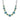 Collar con Cristal Azul acabado plata - Drogolo